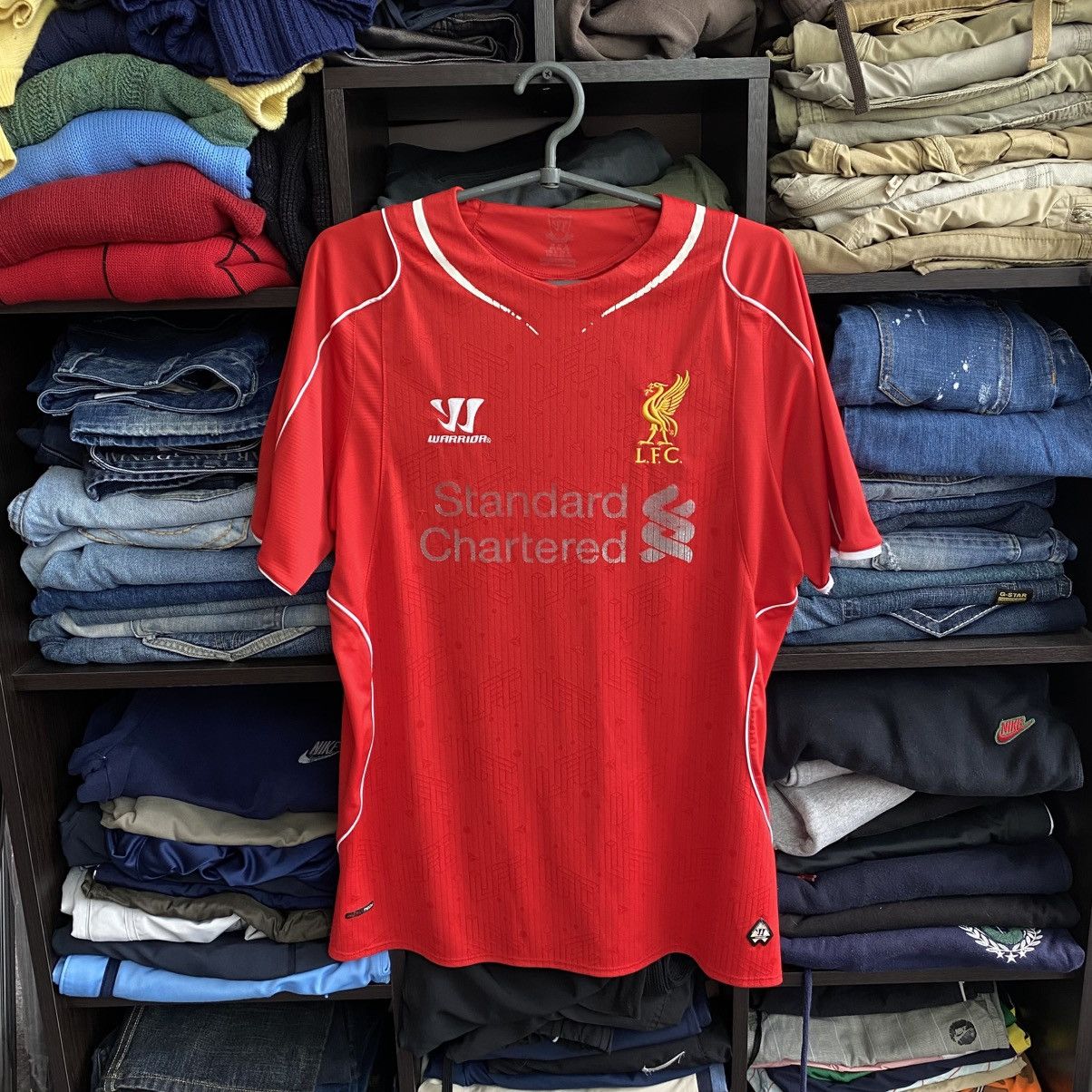 Warrior Vintage Warrior Liverpool Big Logo 2000’s Home soccer jersey Size US M / EU 48-50 / 2 - 1 Thumbnail