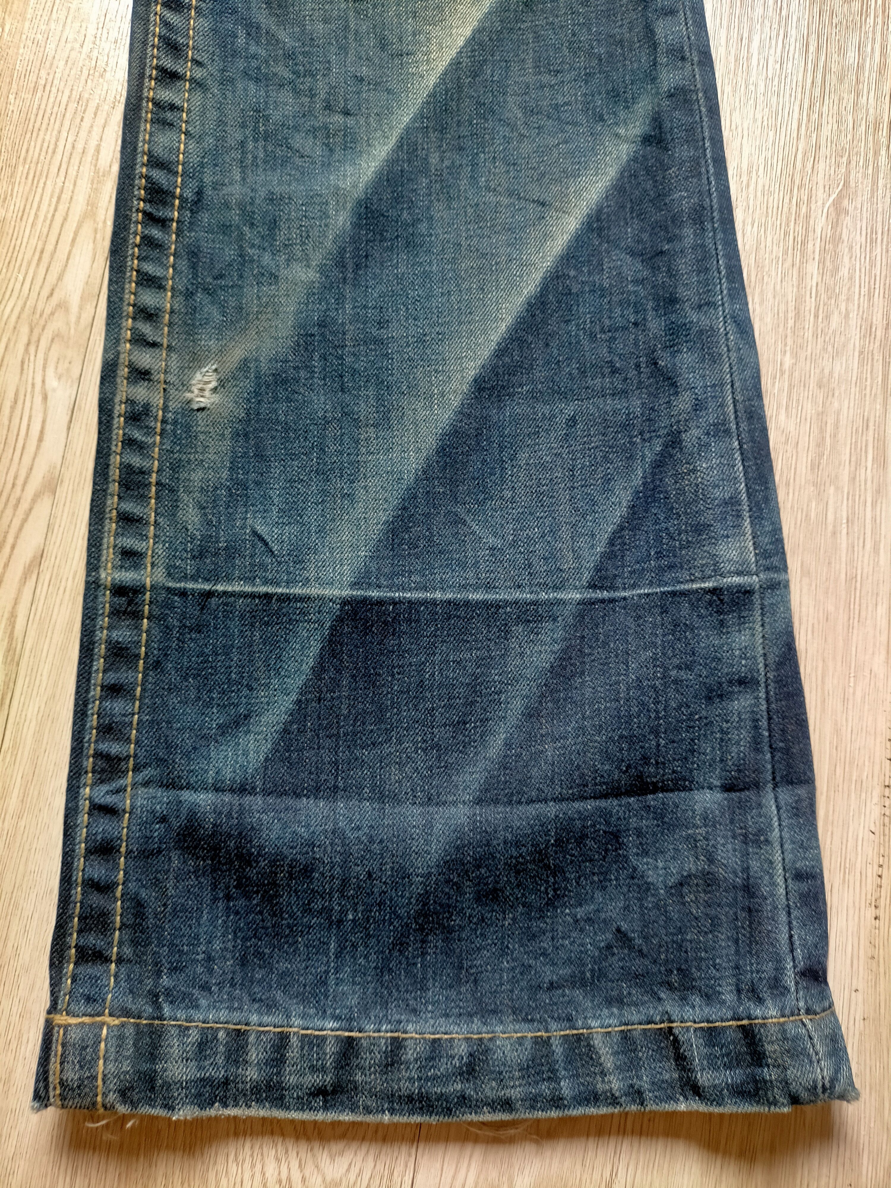 If Six Was Nine Flare Jeans Lolita Embroidered Multizipped Boot cut Denim Size US 33 - 20 Thumbnail