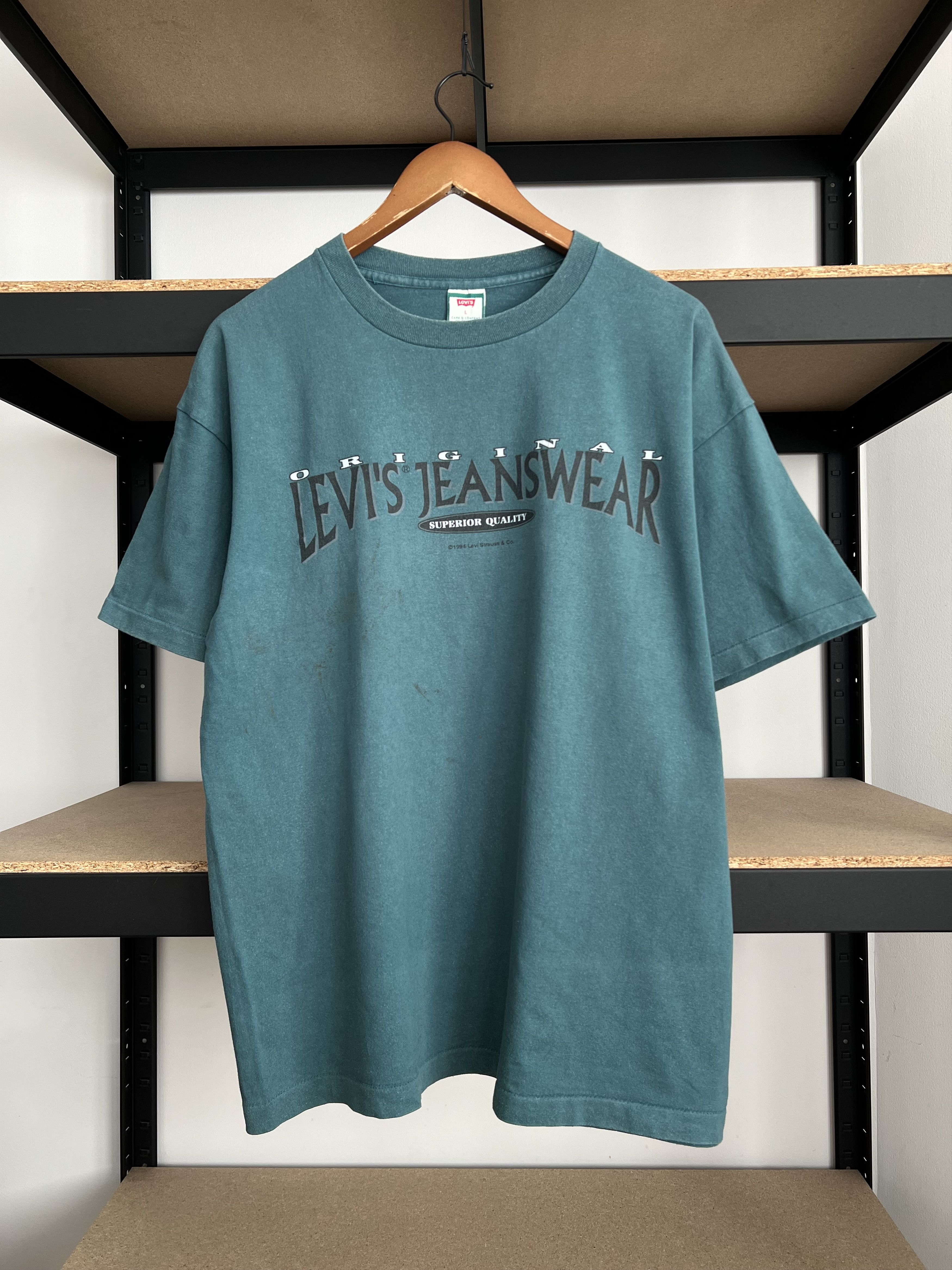 Levi's Vintage 1994 Levis Levi Strauss & Co T-shirt Size US L / EU 52-54 / 3 - 1 Thumbnail