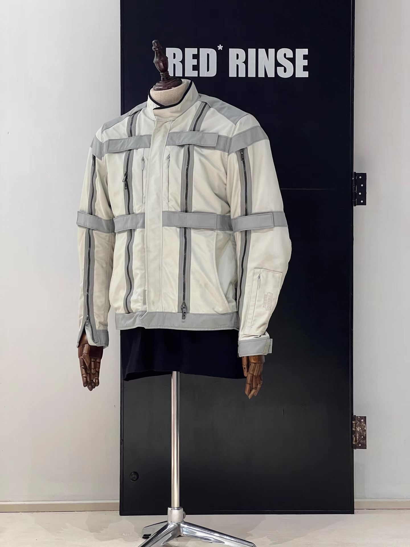 Dolce & Gabbana 90s Zip Strap Biker Jacket Archive Q13 Size US L / EU 52-54 / 3 - 4 Thumbnail