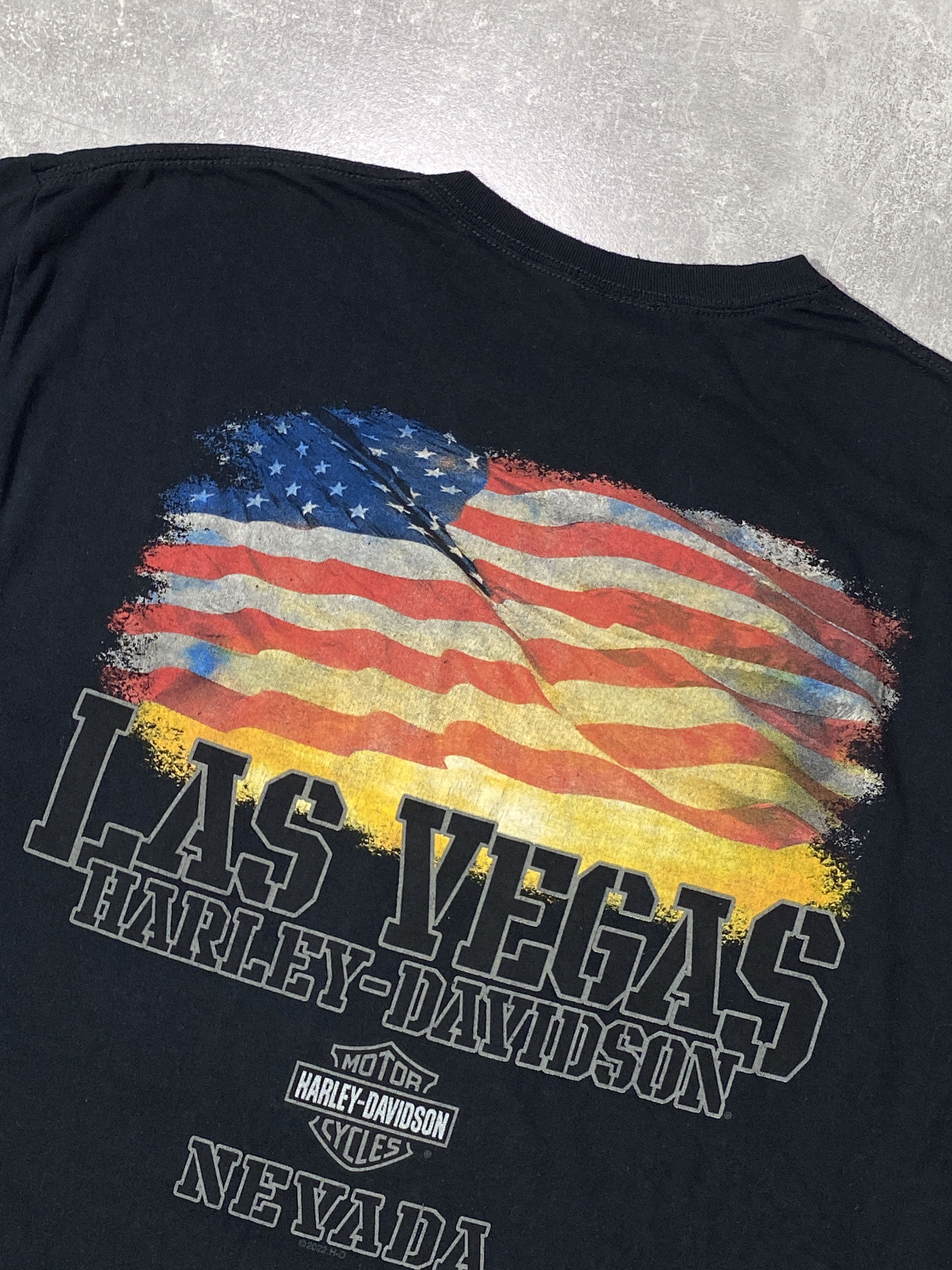 Harley Davidson Harley Davidson "American Hero" Big Logo T-shirt Size US XL / EU 56 / 4 - 7 Thumbnail