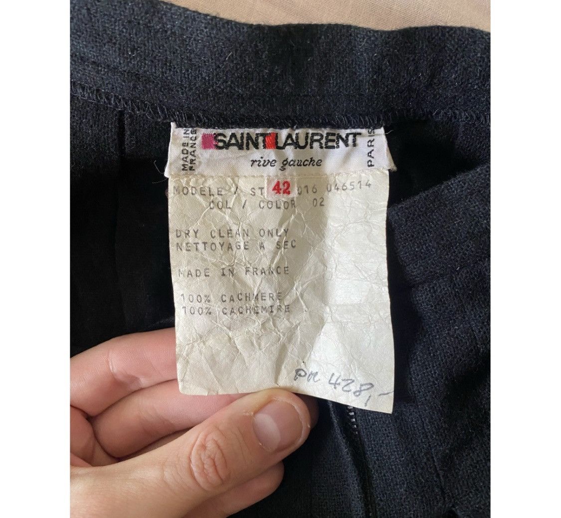 Saint Laurent Paris Vintage Saint laurent rive gauche cashmere mąci skirt Size 27" / US 4 / IT 40 - 2 Thumbnail