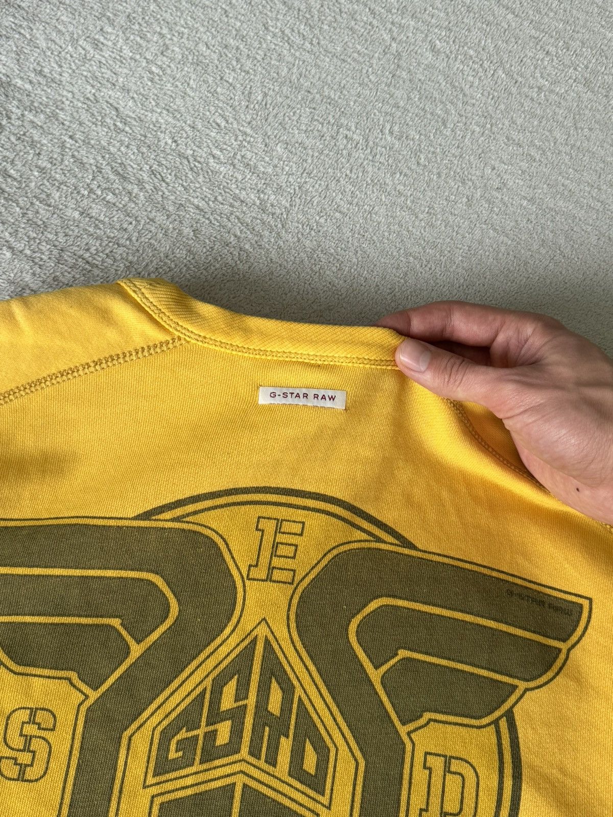 G-Star × Vintage Vintage G-Star Raw Y2K big logo oversized sweatshirt Size US L / EU 52-54 / 3 - 6 Thumbnail