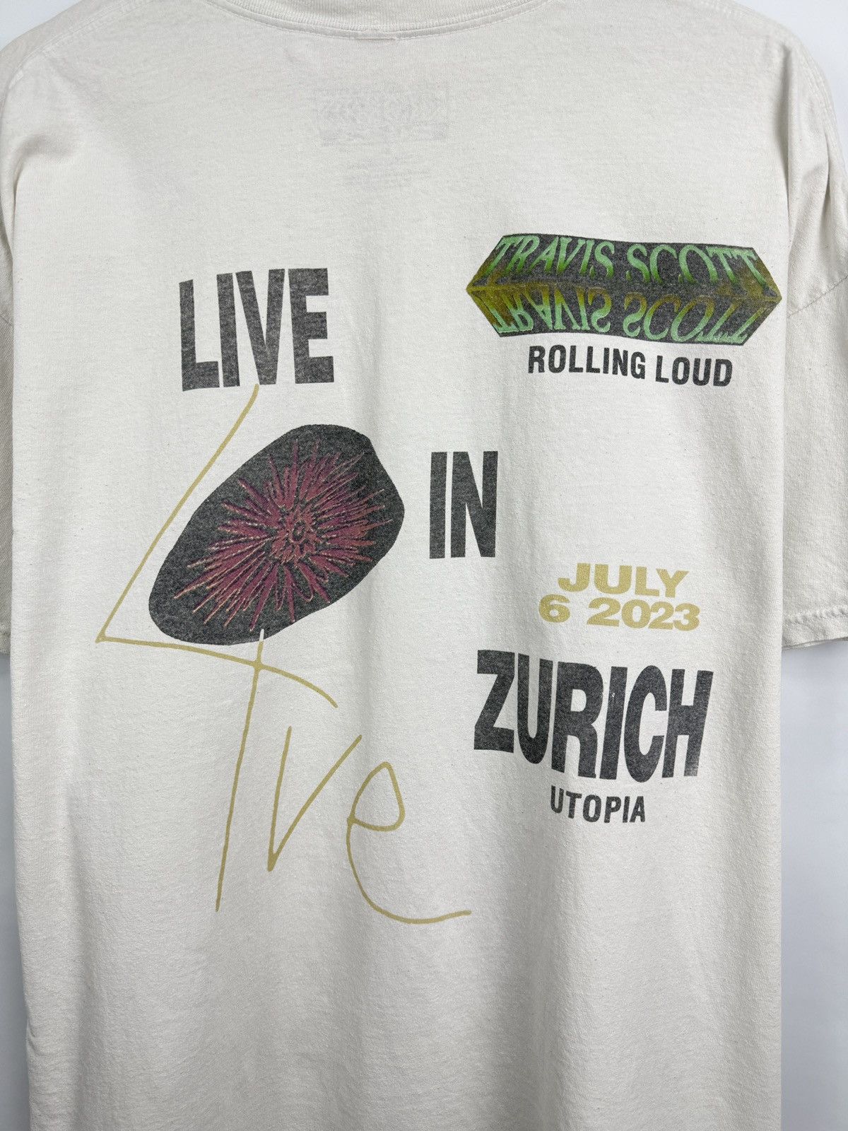 Band Tees × Rolling Loud × Travis Scott 🇨🇭Y2K Travis Scott Rolling Loud Live in Zurich Tour T-Shirt Size US XL / EU 56 / 4 - 10 Thumbnail