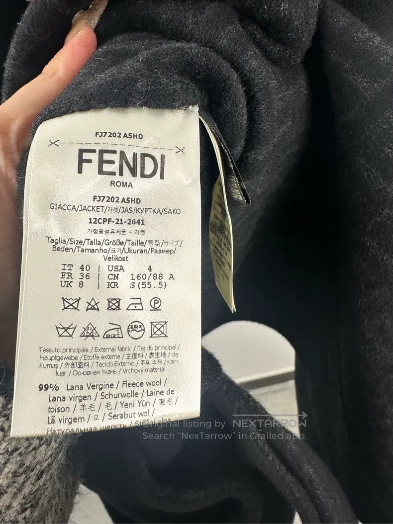 Fendi Fendi Black Fringe Coat Size XS / US 0-2 / IT 36-38 - 4 Thumbnail