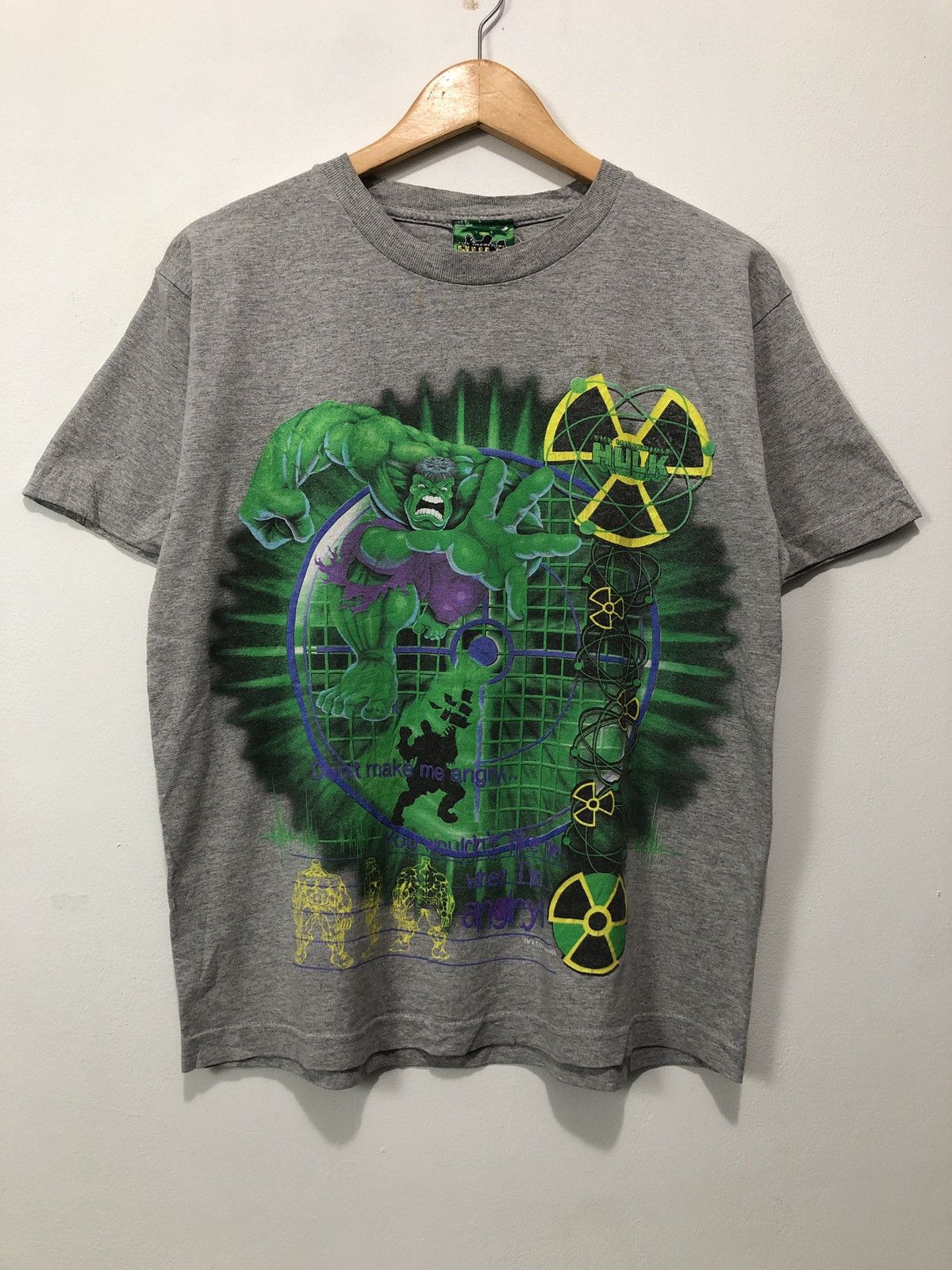 Marvel Comics × Vintage Vintage Hulk Marvel 2002 T-Shirt Size US XL / EU 56 / 4 - 1 Thumbnail