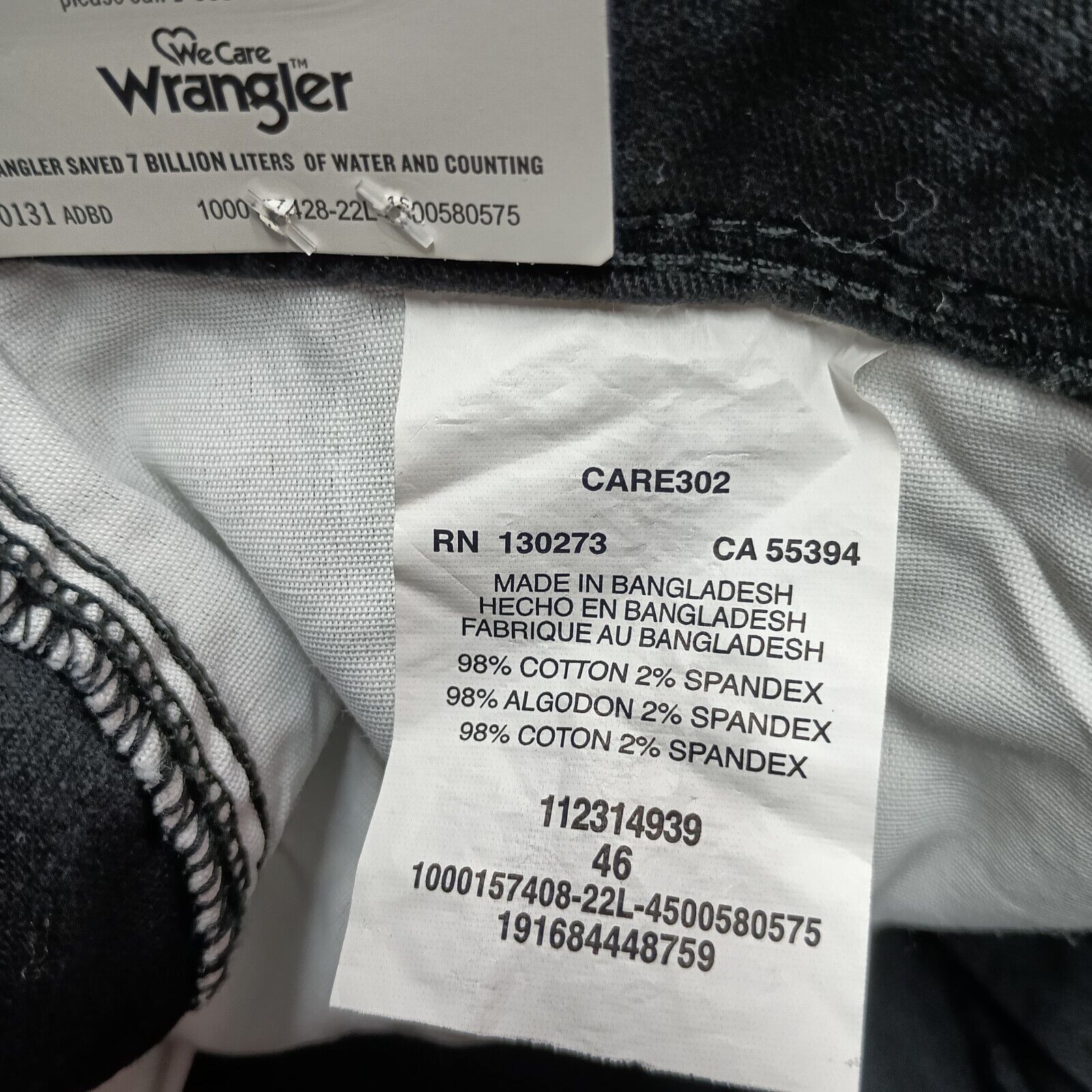 Wrangler Wrangler Cargo Shorts Men's 46 Black Relaxed Fit Soft Cotton Size US 44 / EU 60 - 9 Thumbnail