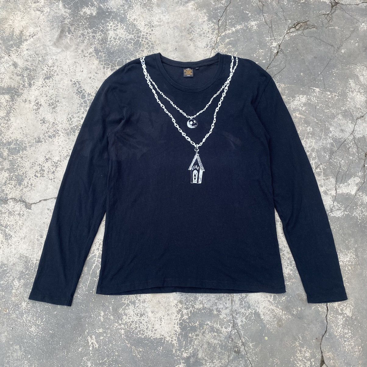 Vintage Nightmare Before Christmas Necklace tee Size US M / EU 48-50 / 2 - 1 Thumbnail