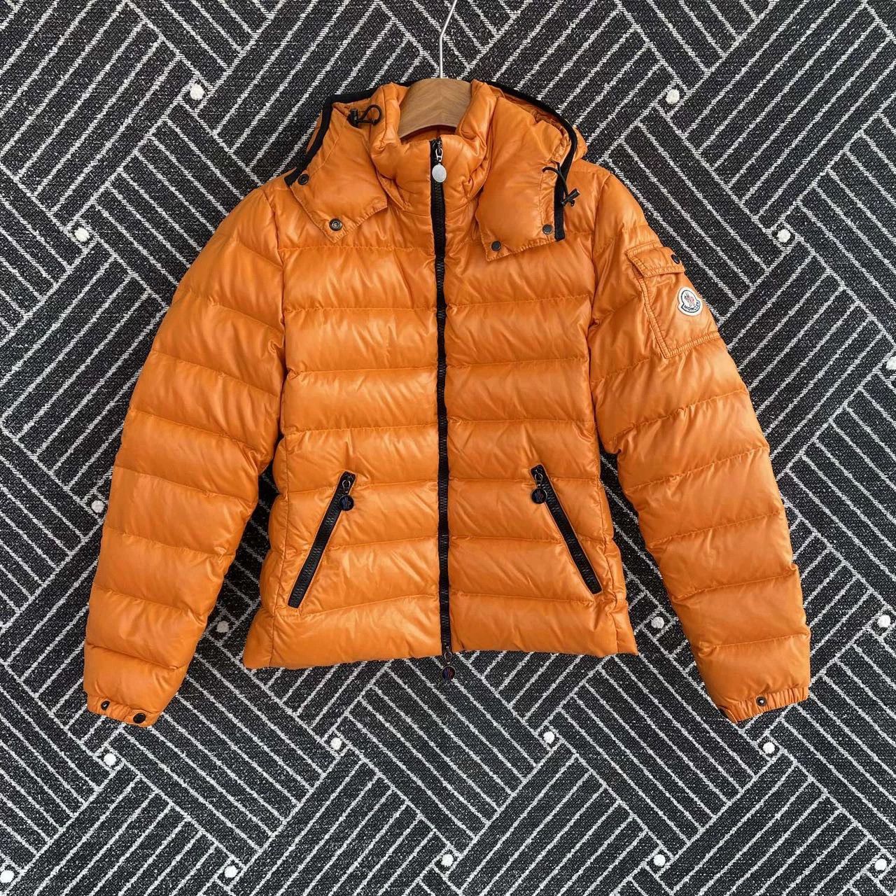Moncler Moncler Bady hooded down jacket women's orange size 1 Size XS / US 0-2 / IT 36-38 - 1 Thumbnail