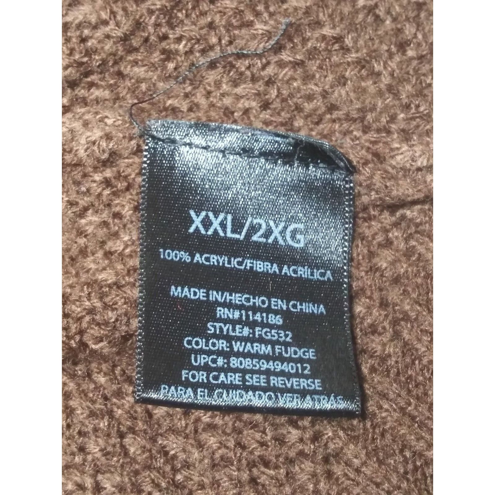 Designer NYC Alliance Sweater XXL brown cowl neck pullover Size XXL / US 16-18 / IT 52-54 - 8 Thumbnail