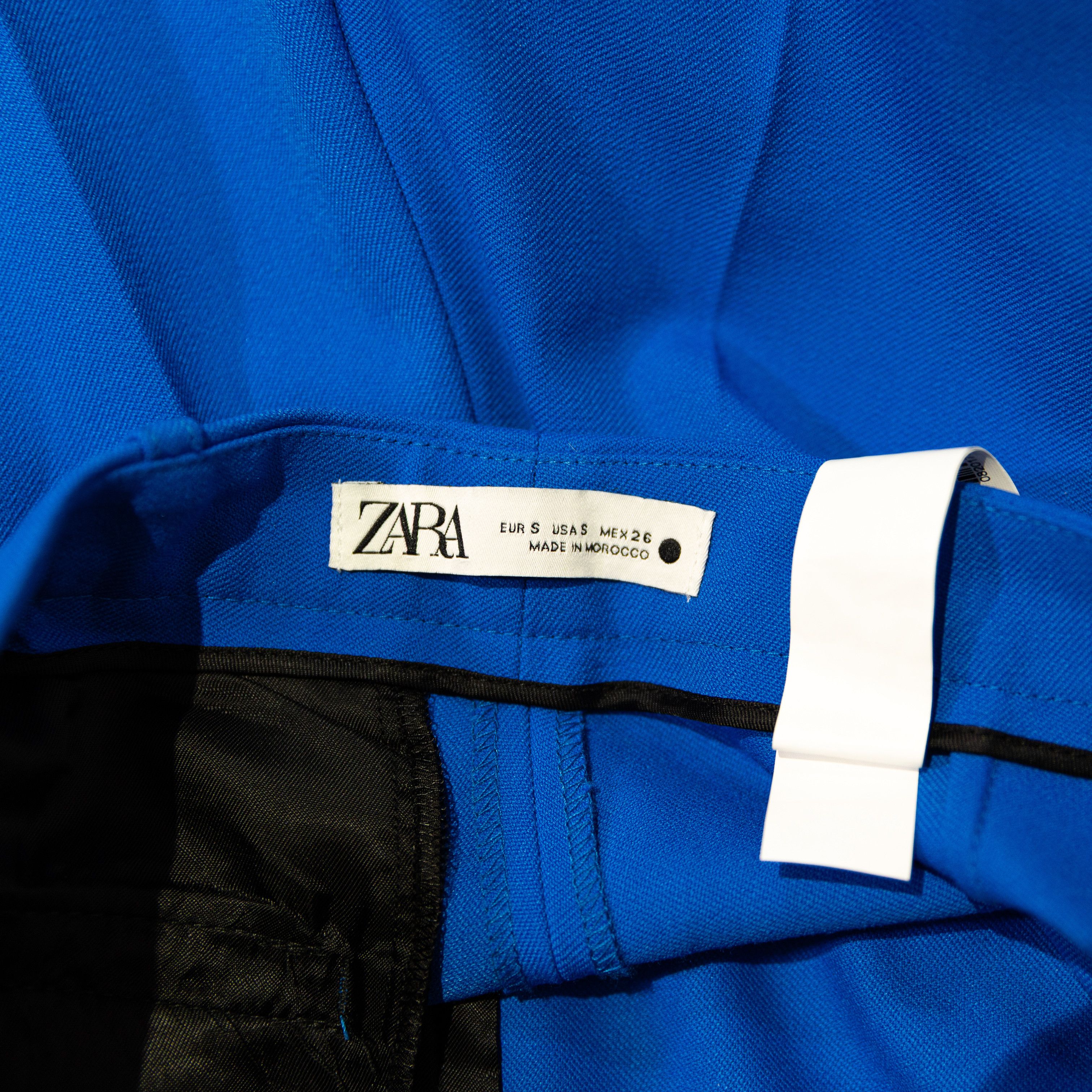 Zara NEW Zara Women's Mid Rise Front Pleat Size 27" / US 4 / IT 40 - 2 Thumbnail