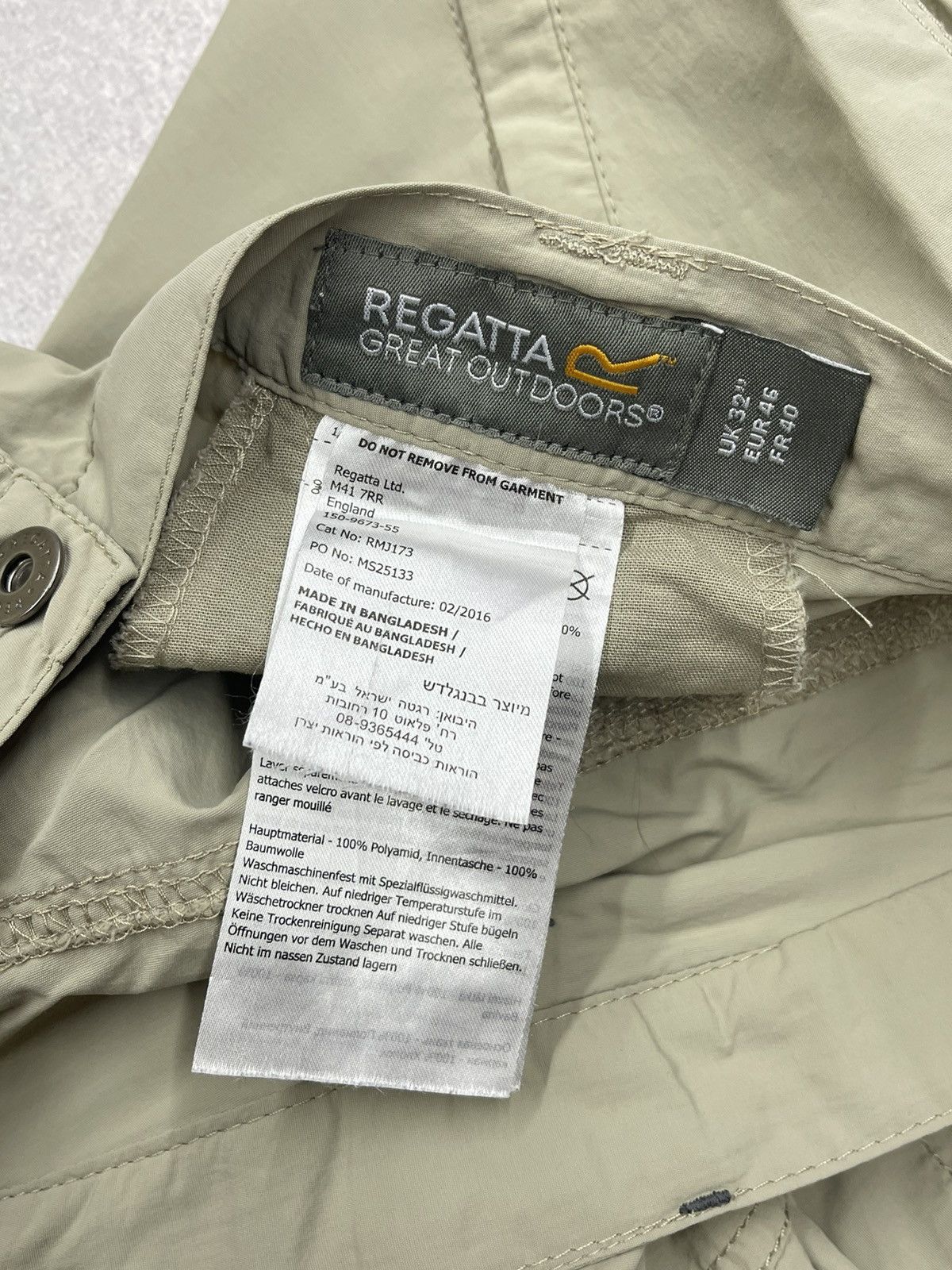 Other Mens Regatta Nylon Cargo Shorts Outdoor Gorpcore Y2K Size US 32 / EU 48 - 7 Thumbnail