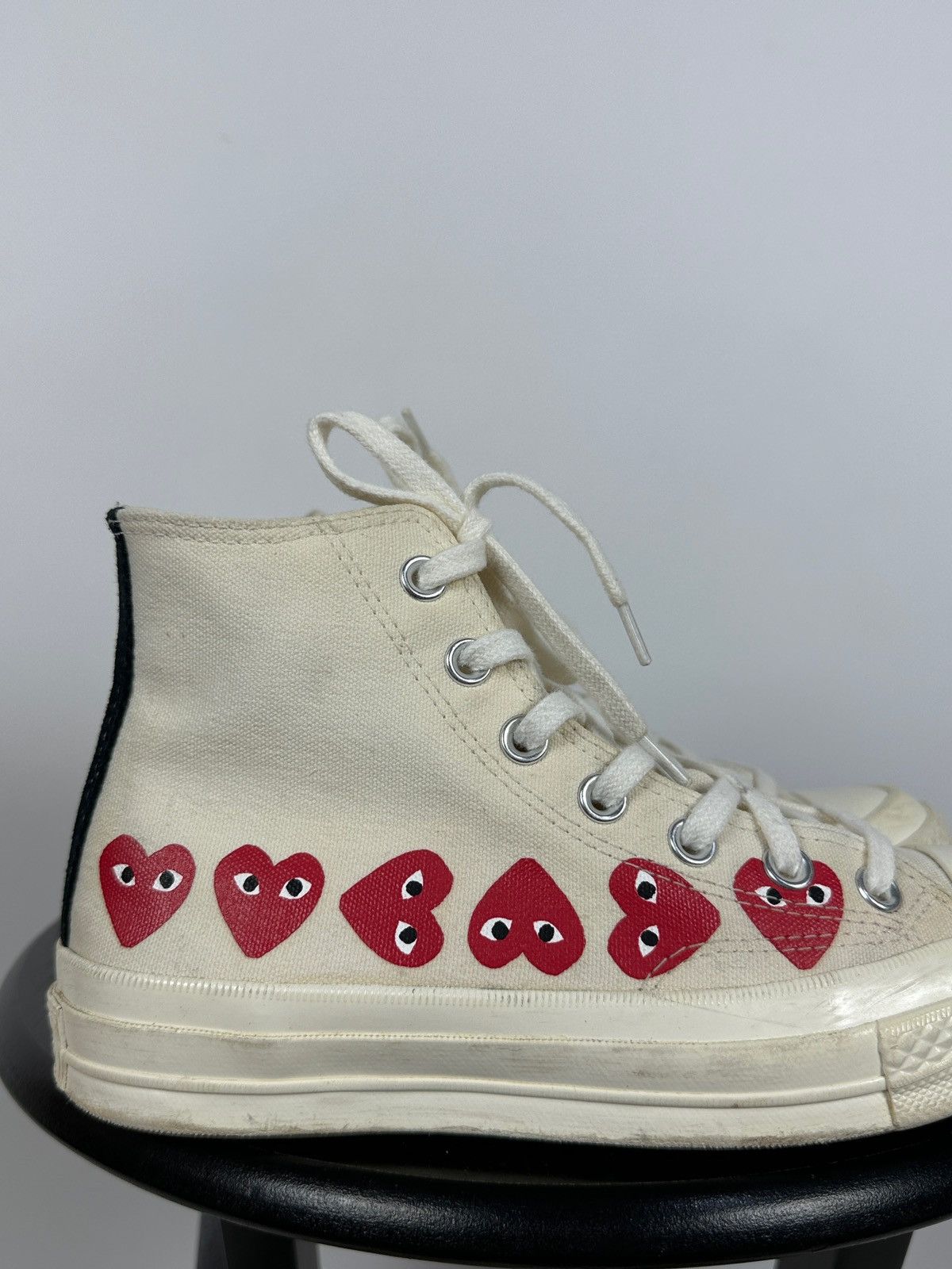 Comme des Garcons Comme Des Garçons x Chuck Taylor Converse All Star Hi Top Size US 5 / EU 37 - 13 Thumbnail
