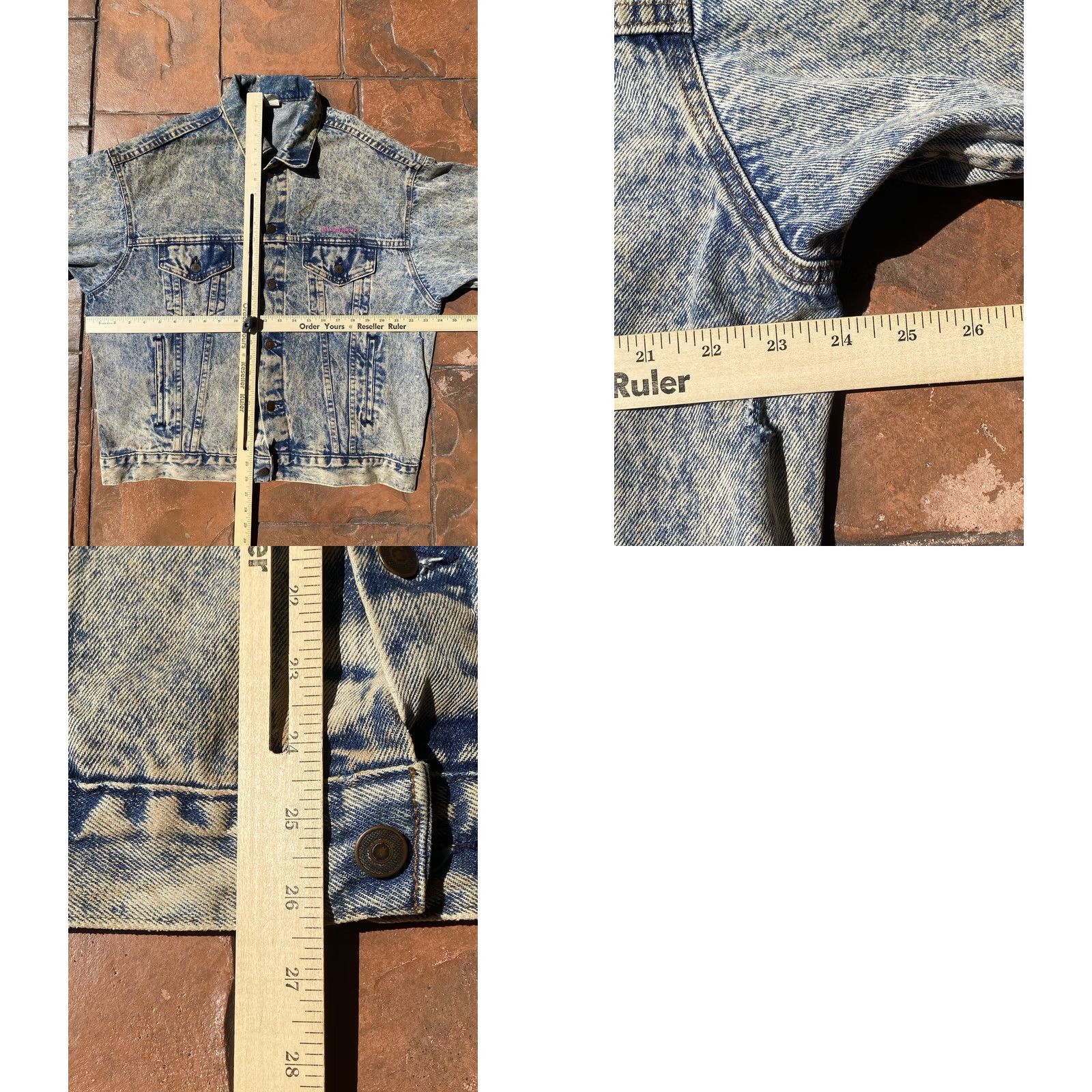 Denime VINTAGE Lyle Lovett Tour 1988 Denim Jacket Large USA Denim Jacket/Coat Size US L / EU 52-54 / 3 - 11 Thumbnail