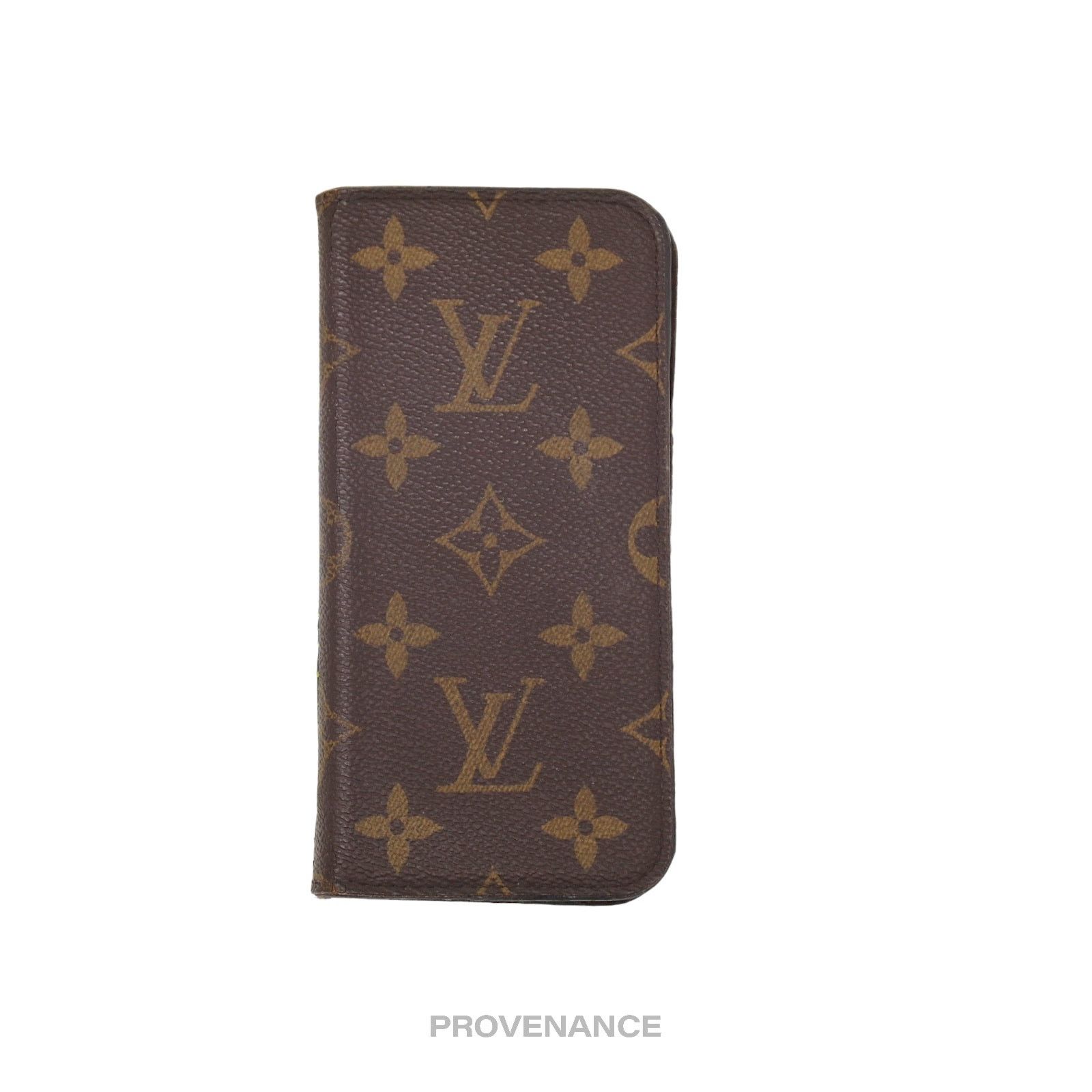 Louis Vuitton 🔴 Louis Vuitton iPhone X Case - Folio Monogram Brown Size ONE SIZE - 1 Thumbnail