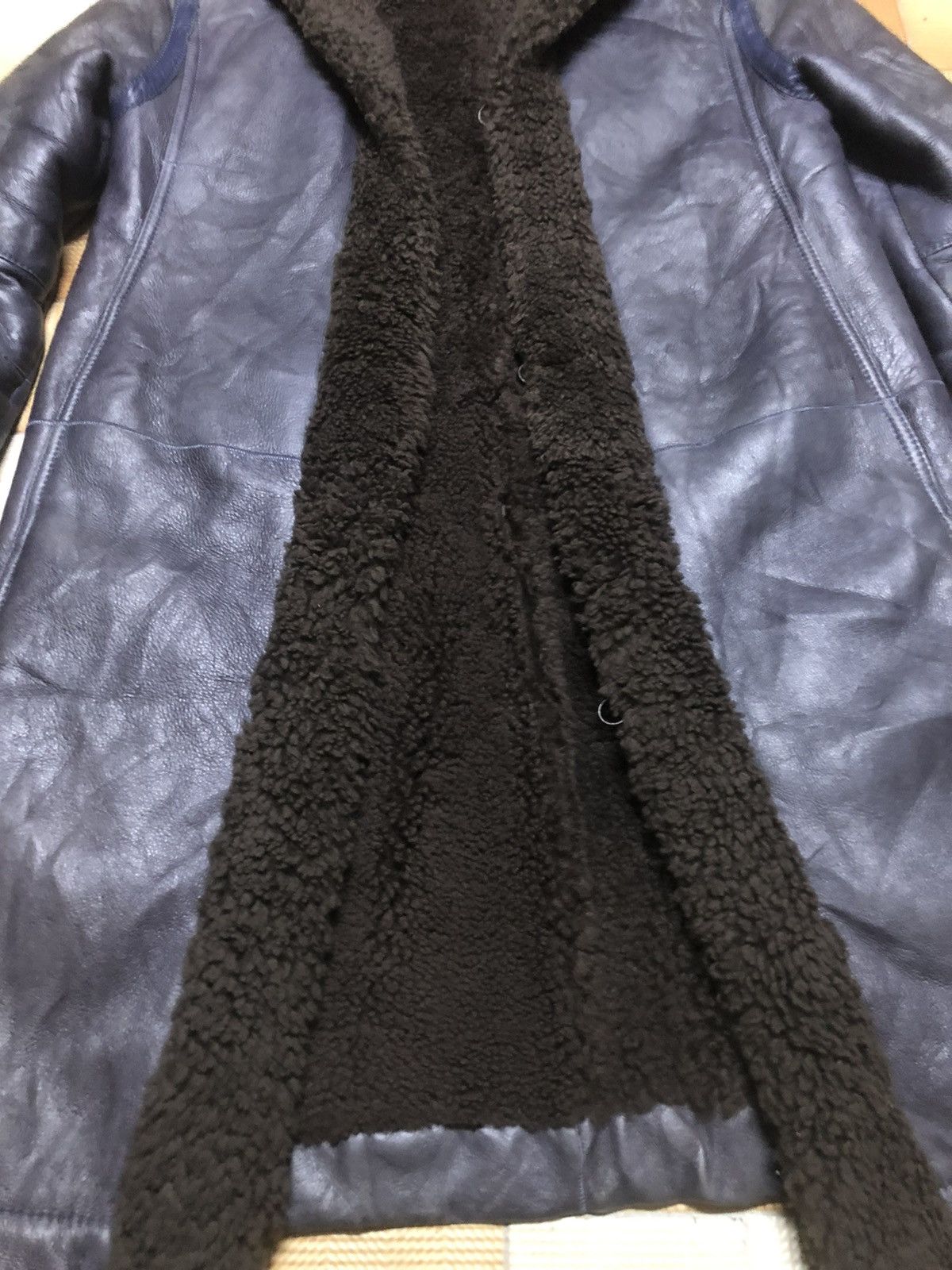 Balenciaga BALENCIAGA FALL/WINTER SHEARLING LEATHER JACKET LAMBSKIN Size M / US 6-8 / IT 42-44 - 4 Thumbnail
