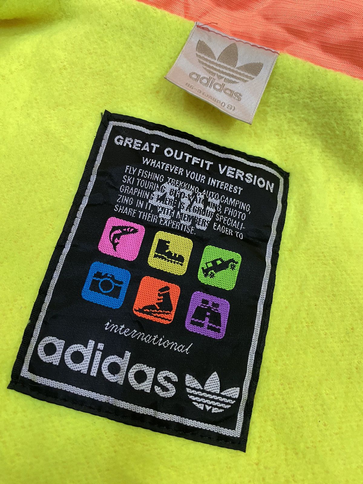 Adidas × Vintage Vintage Adidas Big Logo Jacket Size US S / EU 44-46 / 1 - 12 Thumbnail