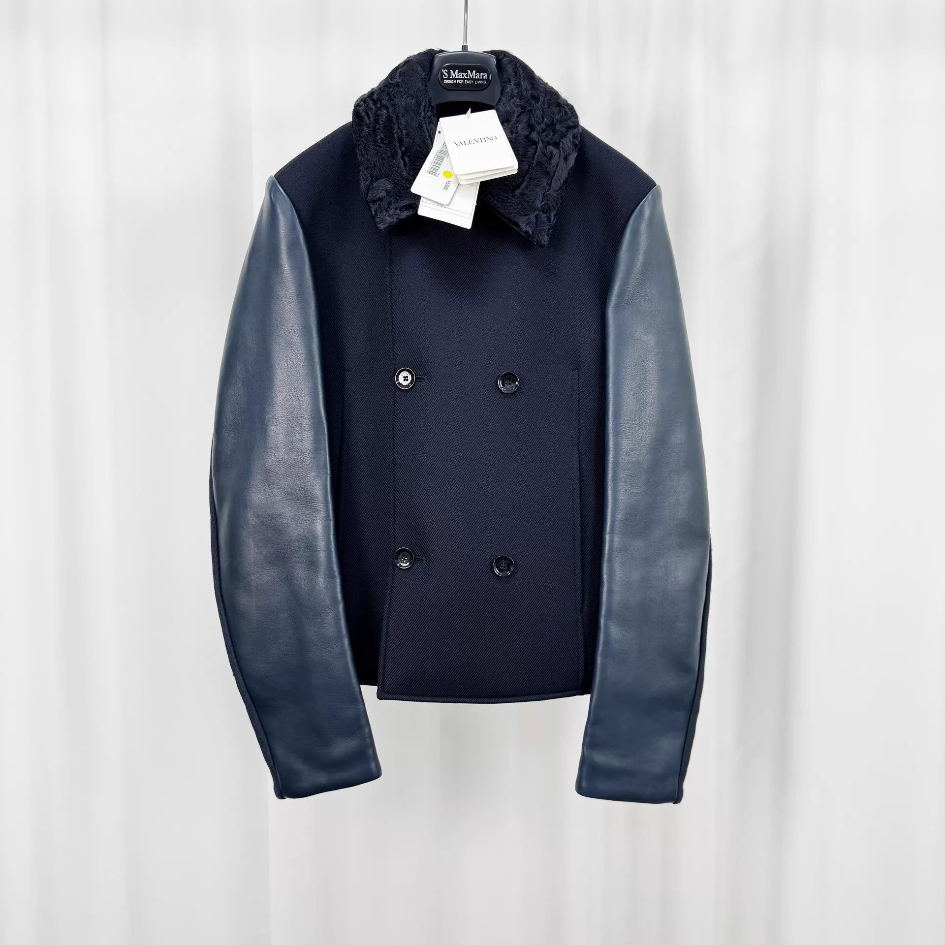 Valentino Valentino Wool Fur-Sleeve Coat Size 46 New Size US S / EU 44-46 / 1 - 1 Thumbnail