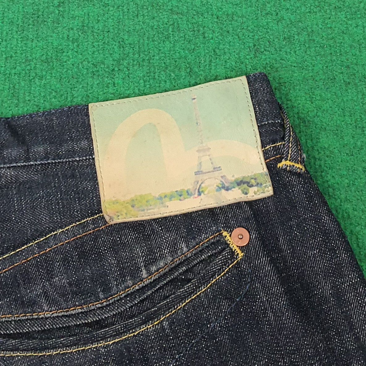 Evisu Vintage Evisu Paris Selvedge Japan Brand Jeans C258N30 Size US 37 - 3 Thumbnail