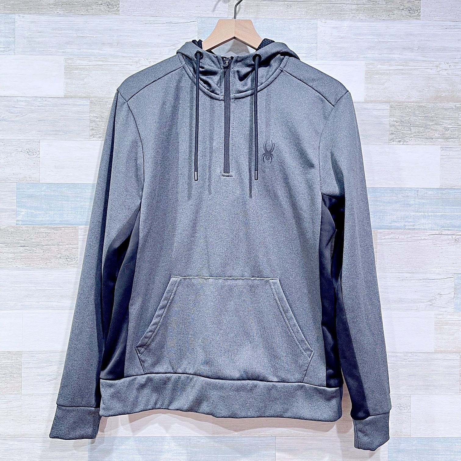 Spyder Spyder ProWeb Performance Fleece Hoodie Gray Mens Medium Size US M / EU 48-50 / 2 - 1 Thumbnail
