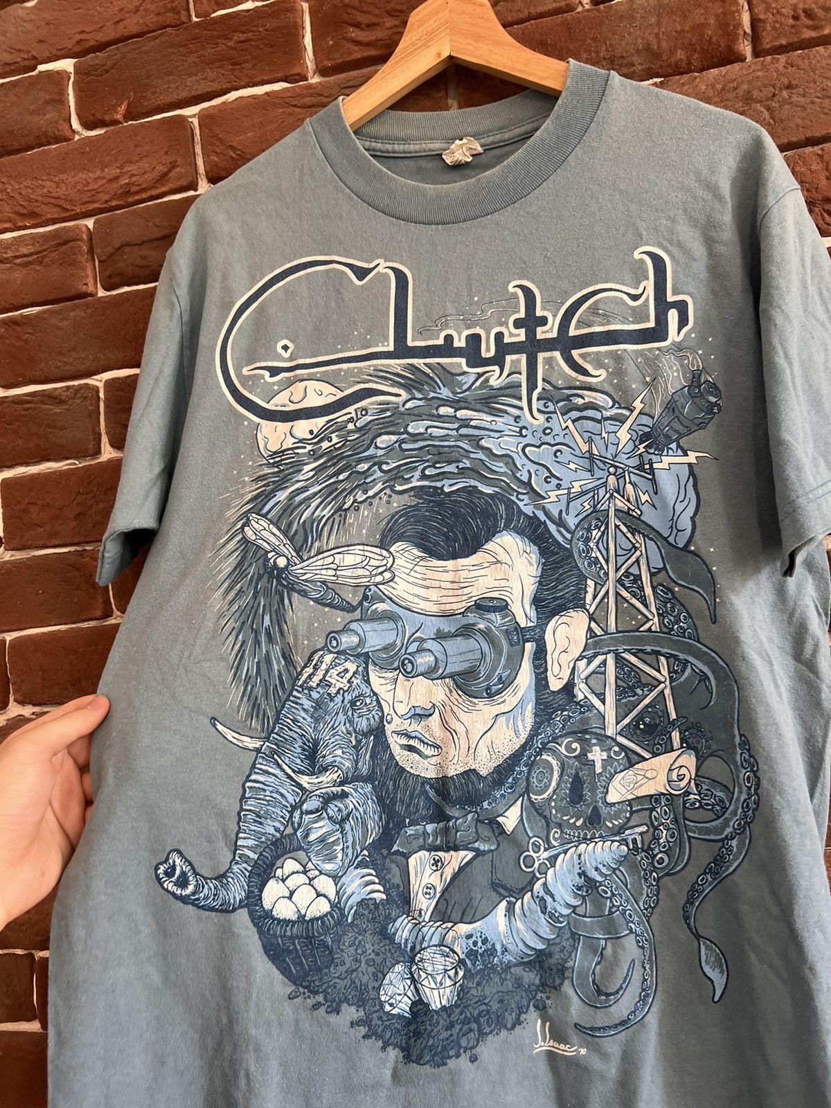 Band Tees Rare 00s Vintage Clutch Rock Band T-Shirt Y2K Hype Metal Size US M / EU 48-50 / 2 - 2 Thumbnail