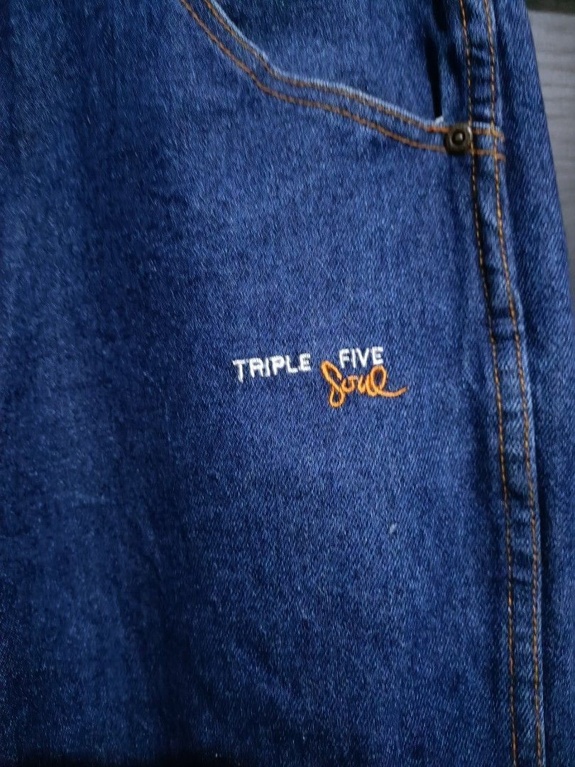 Triple 5 Soul Vintage Y2K Triple Five Soul Baggy Jeans W31 Size US 31 - 3 Thumbnail