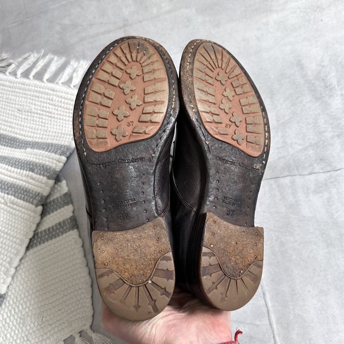Dirk Bikkembergs Officine Creative Artisanal Boots Shoes Guidi Moma Style Size US 7 / IT 37 - 6 Thumbnail
