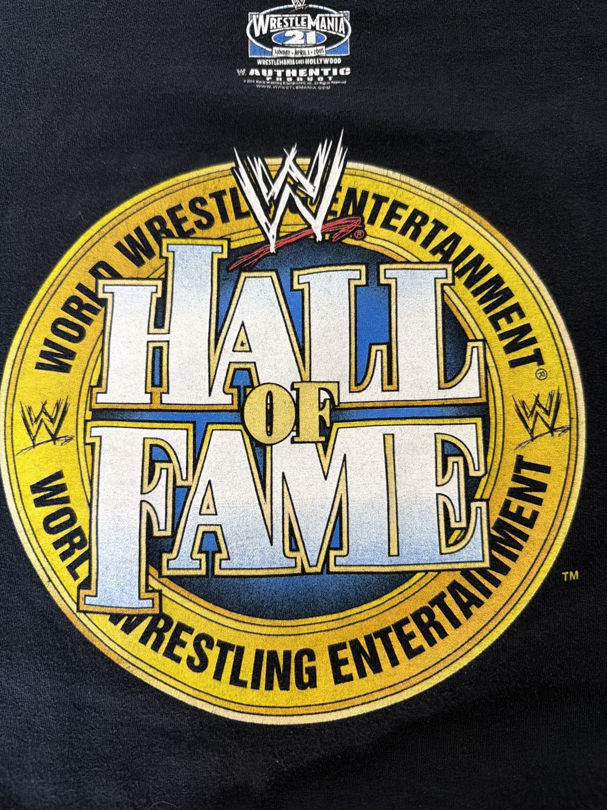 WWE WWE VINTAGE HALL OF FAME 2005 TEE Size US L / EU 52-54 / 3 - 4 Thumbnail