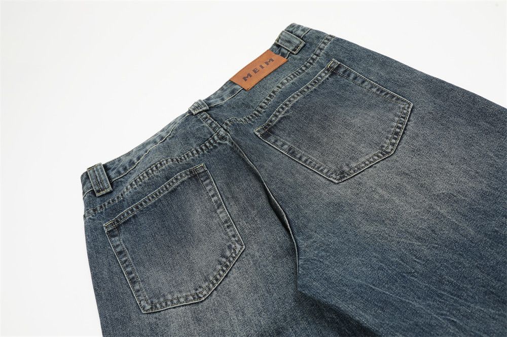 Japanese Brand × Vintage American retro loose casual washed distressed jeans Size US 32 / EU 48 - 5 Thumbnail