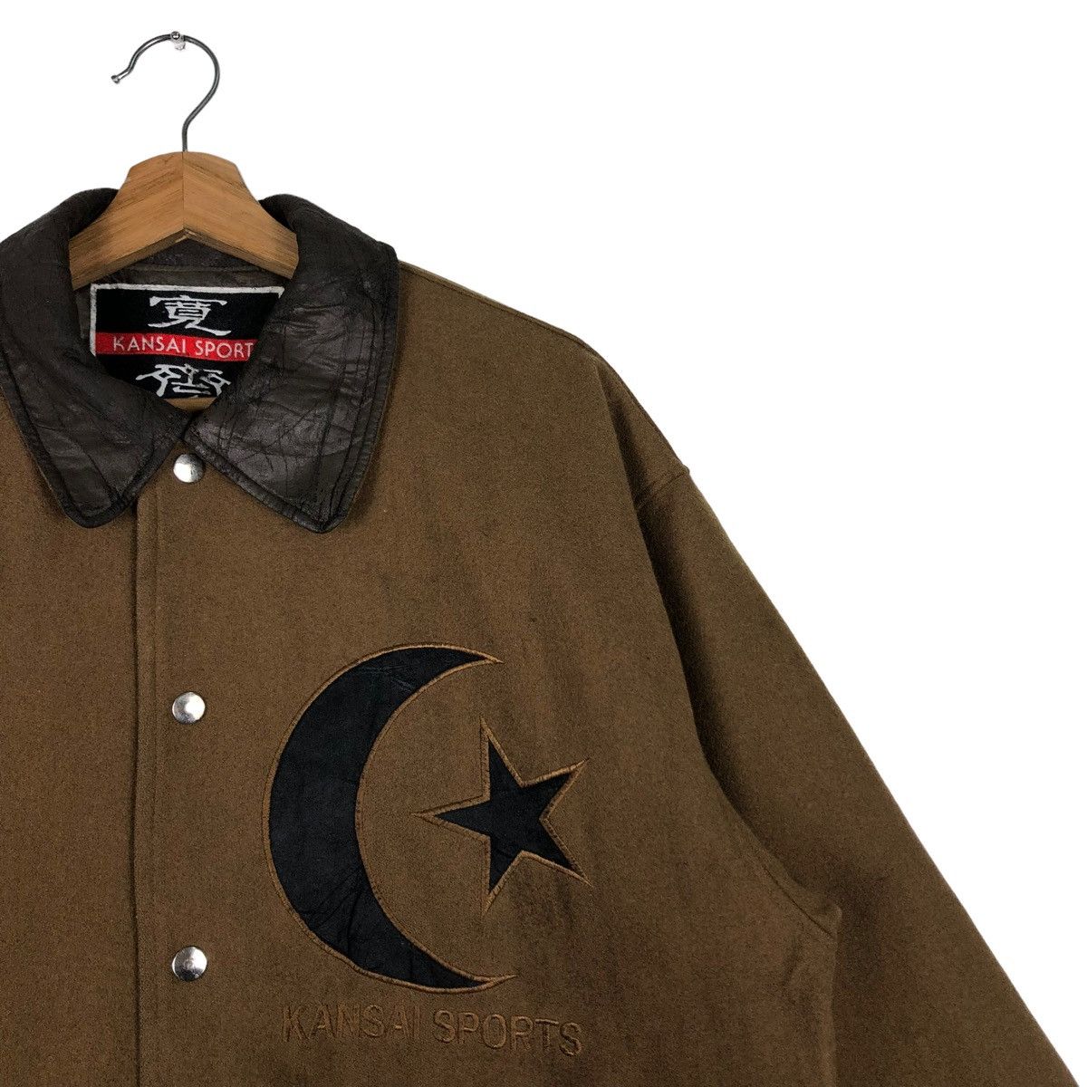 Kansai Yamamoto 🔥Rare Vintage Wool Jacket Kansai Sports Japan Big Logo Size US M / EU 48-50 / 2 - 7 Thumbnail