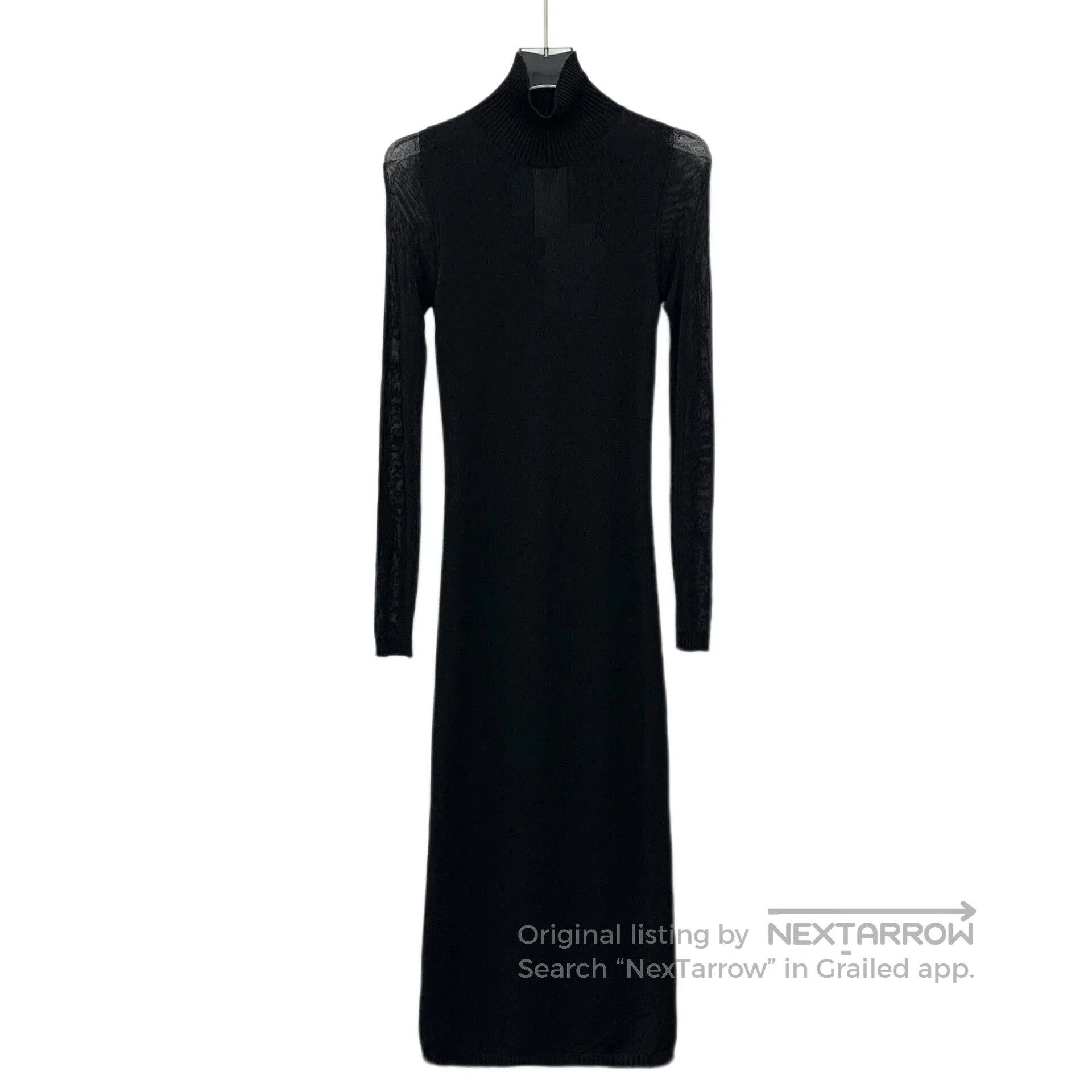 Other black turtleneck long sleeve knit dress. Size US XS / EU 42 / 0 - 1 Thumbnail