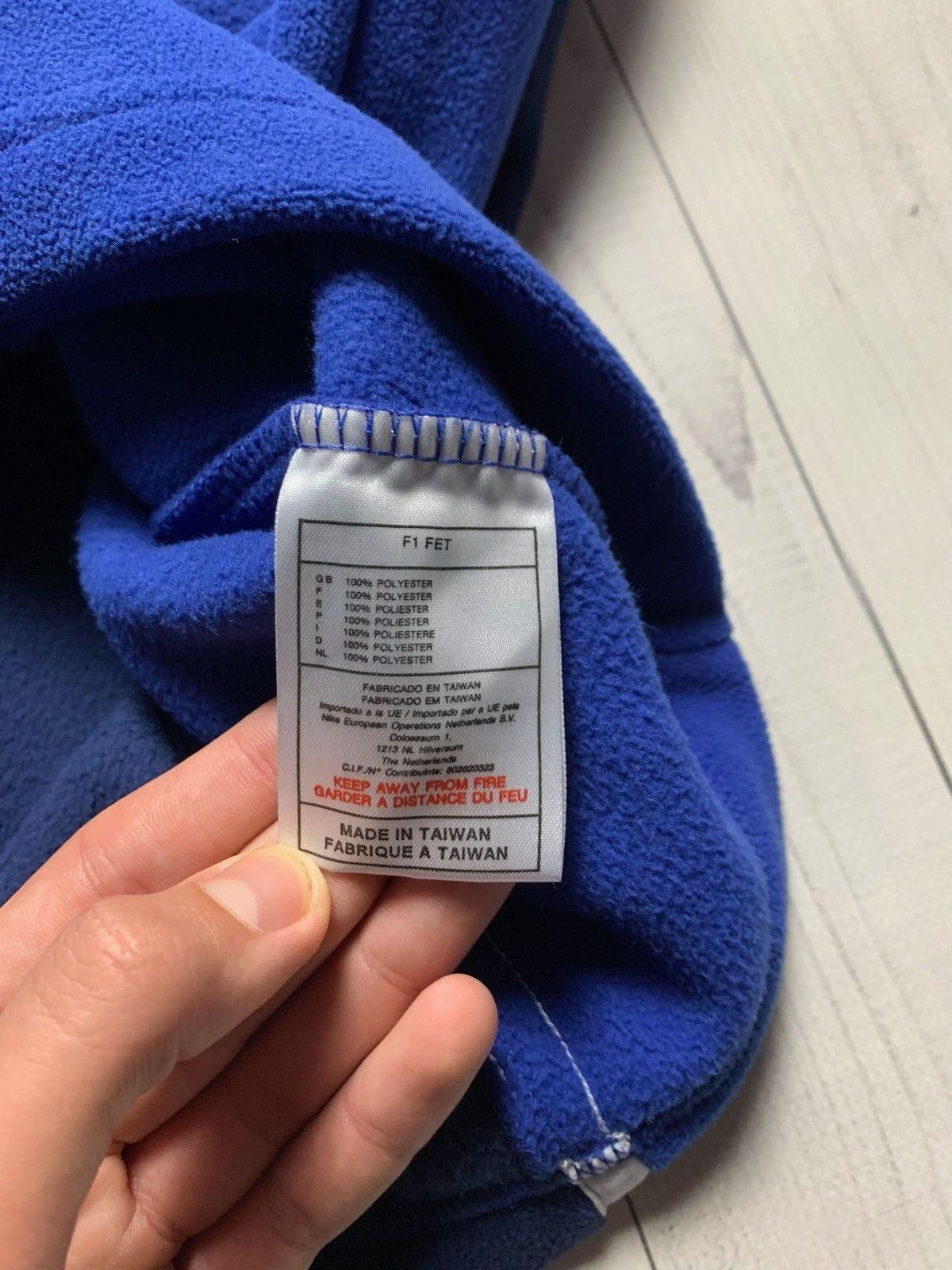 Vintage Vintage Nike France fleece jacket size XXL blue Size US XXL / EU 58 / 5 - 5 Thumbnail