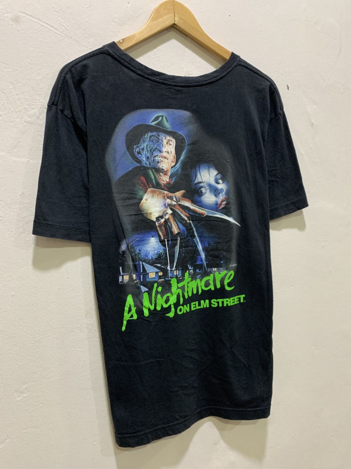Vintage Nightmare On Elm Street Graphic Shirt-L Black Size US L / EU 52-54 / 3 - 5 Thumbnail