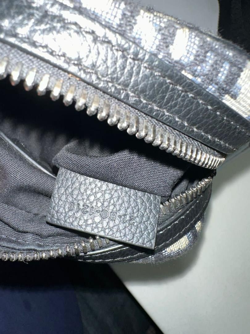 Dior Auth Dior Oblique Blue Beige Black Vertical Messenger Pouch Size ONE SIZE - 11 Thumbnail