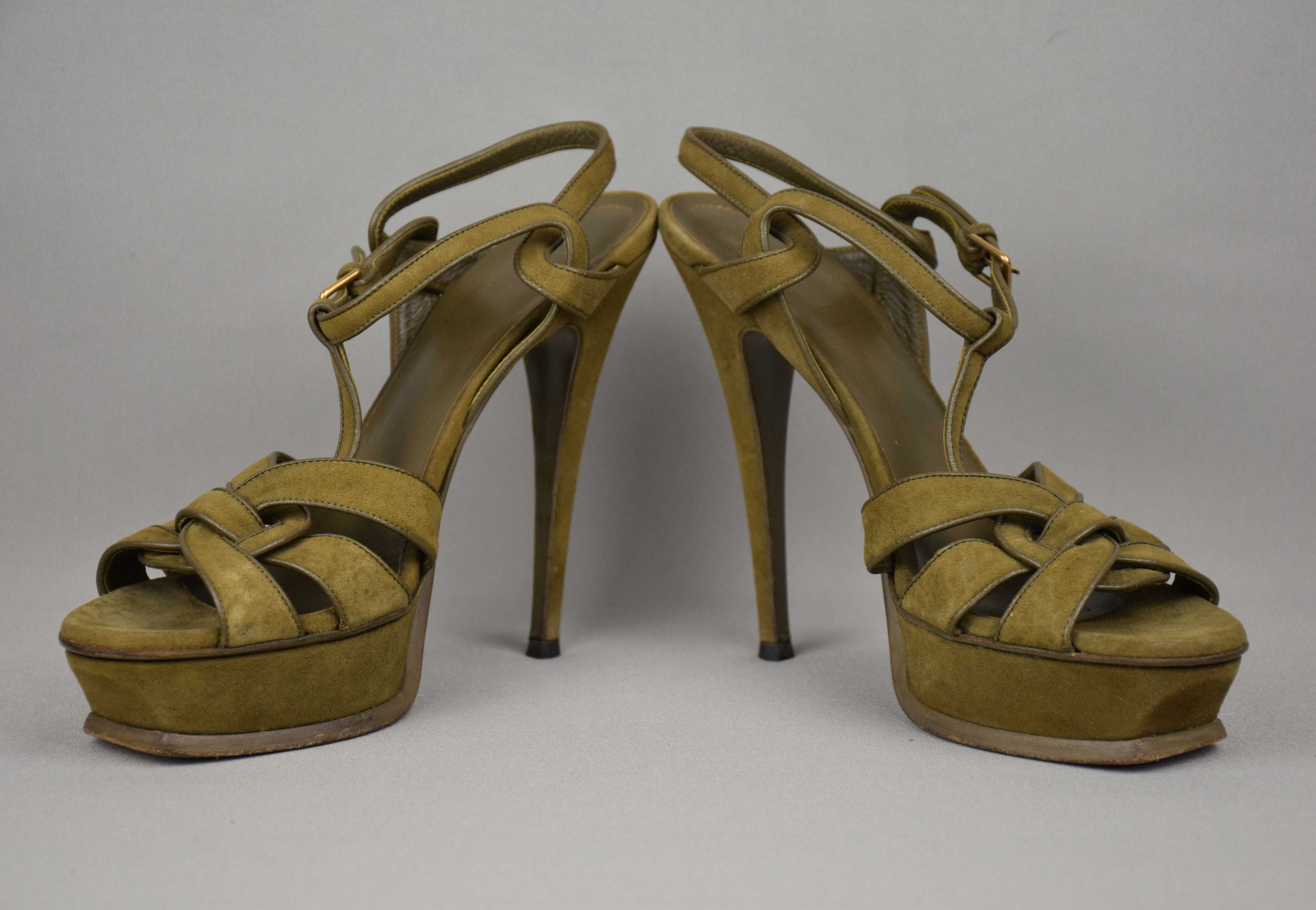 Saint Laurent Paris × Yves Saint Laurent YSL Yves Saint Laurent Tribute Sandals US 8 UK 6 EU 39 Size US 8 / IT 38 - 5 Thumbnail