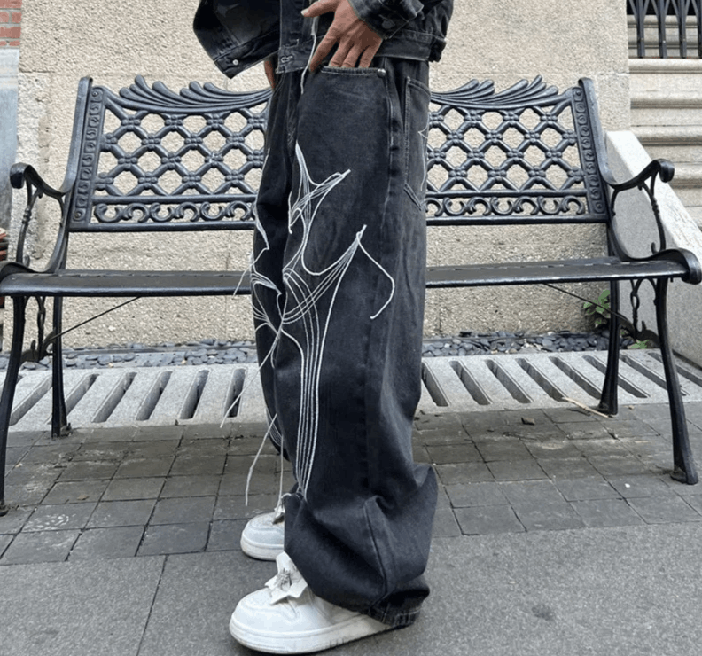 Japanese Brand Cyber Y2K Streetwear Jeans Size US 32 / EU 48 - 3 Thumbnail
