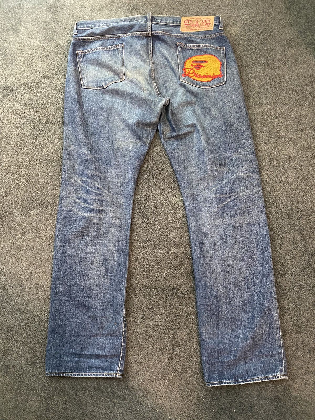 Bape × Nigo PROSIMIAN SELVEDGE DENIM Size US 39 - 2 Thumbnail