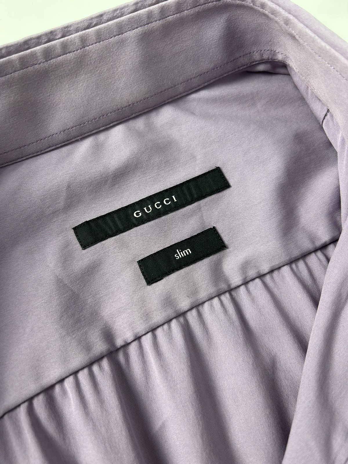 Gucci Gucci Slim Fit Dress Shirt 41/16 Italy Mens Cotton Size US M / EU 48-50 / 2 - 8 Thumbnail