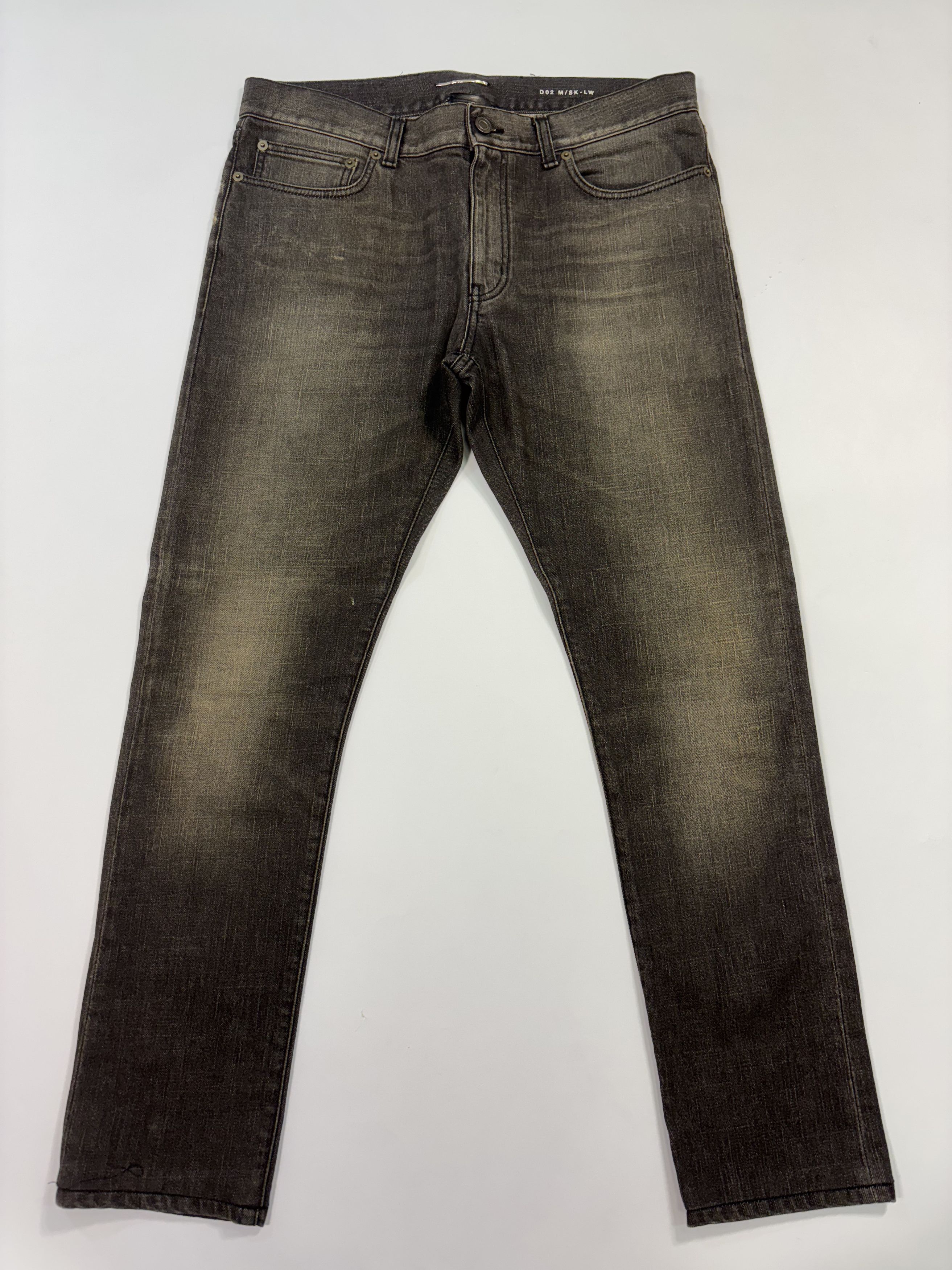 Saint Laurent Paris Saint Laurent Faded Design Black Pants Size US 34 / EU 50 - 1 Thumbnail