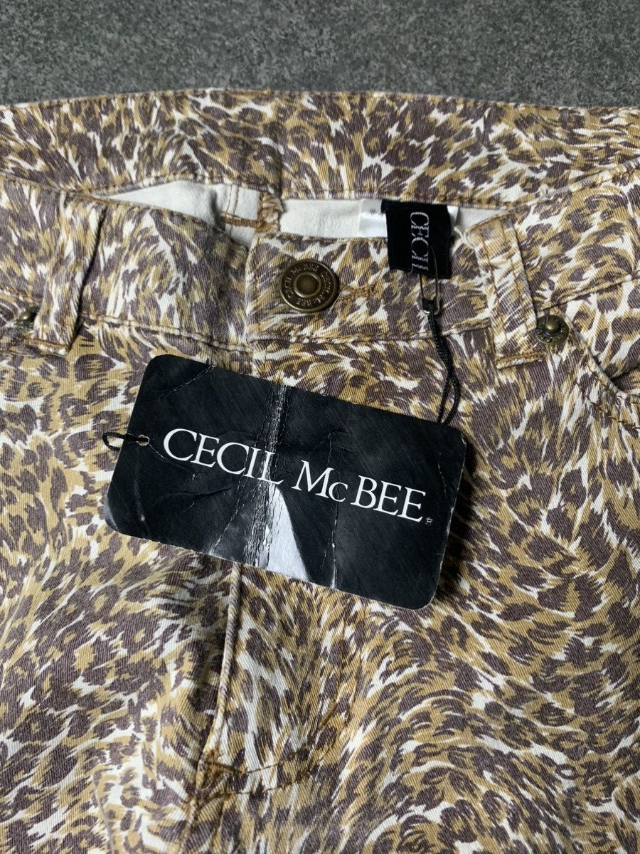 If Six Was Nine × Japanese Brand × Le Grande Bleu (L.G.B.) Cecil McBee Leopard Lace-Up Super Flared Pants Size 29" - 5 Thumbnail