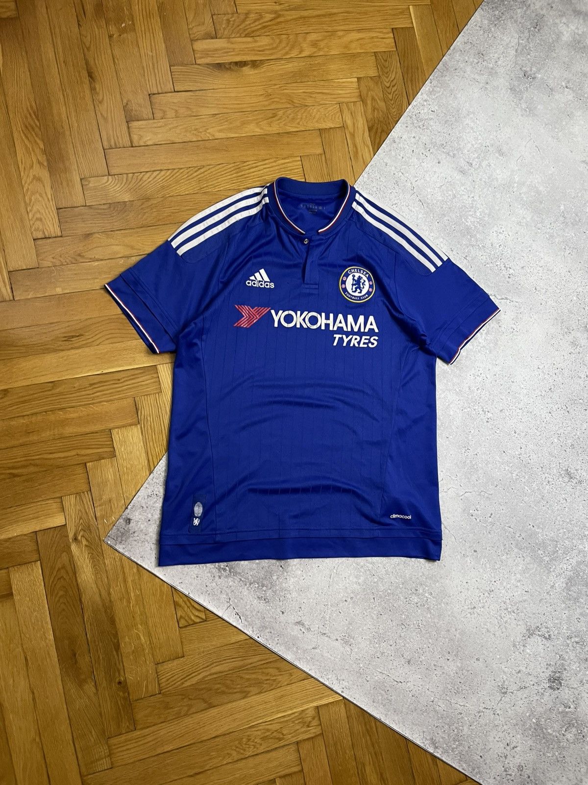 VTG Adidas Chelsea Home Shirt Football Jersey 2015/16 Size M