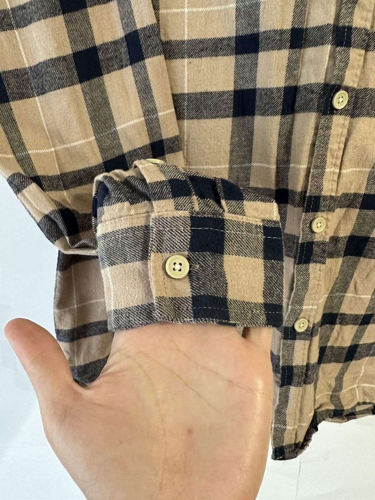 Folk Folk Classic Casual Cotton Plaid Flannel Shirt Button Up Size US M / EU 48-50 / 2 - 5 Thumbnail