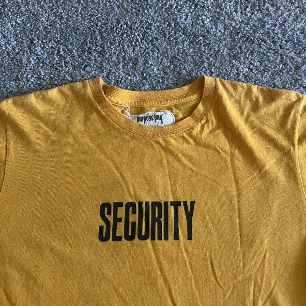 Justin Bieber Justin Bieber Purpose Security Tour T-Shirt Rap Tee Merch Size US M / EU 48-50 / 2 - 6 Thumbnail