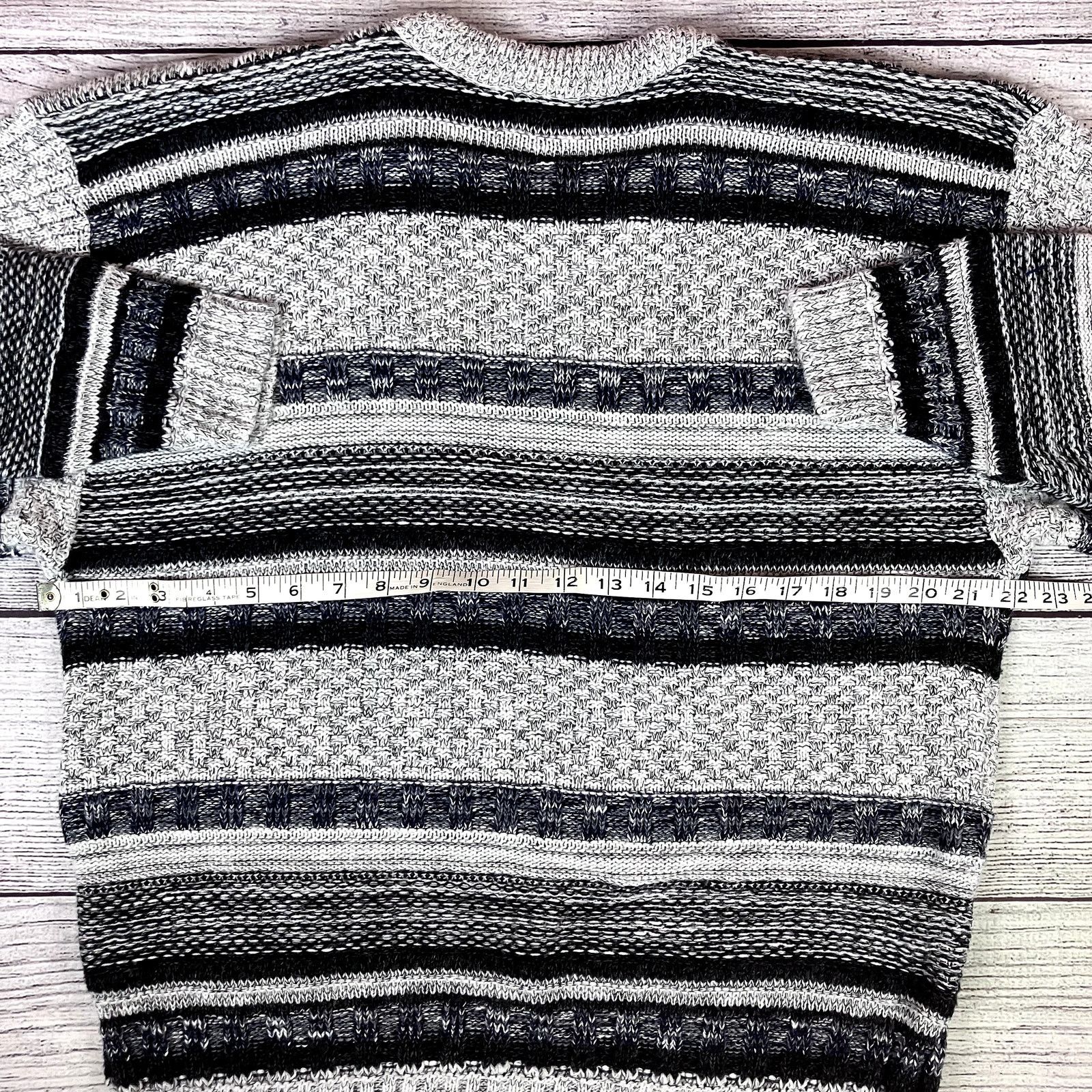 Bugle Boy × Vintage Vintage 1990s Bugle Boy Company Striped Sweater Size US L / EU 52-54 / 3 - 4 Thumbnail
