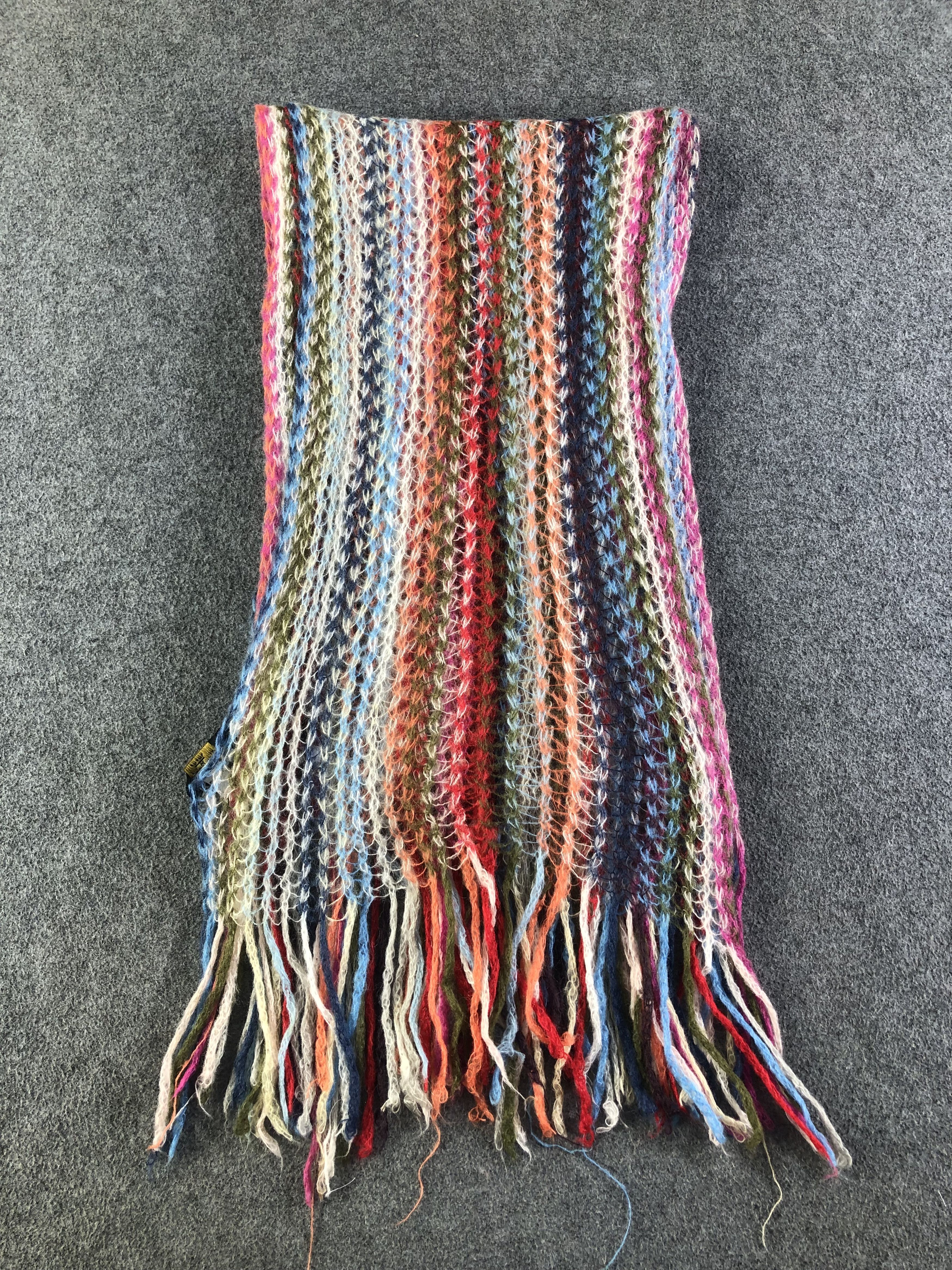 Vintage Glen Prince Mohair Scarf / Muffler / Neckwear Size ONE SIZE - 5 Thumbnail