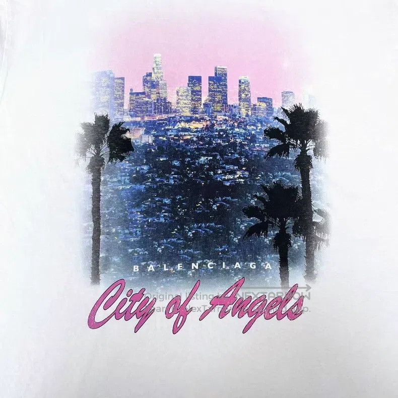 Balenciaga Balenciaga Angel City Night Scene Graffiti Fissured Letter Size US L / EU 52-54 / 3 - 4 Thumbnail