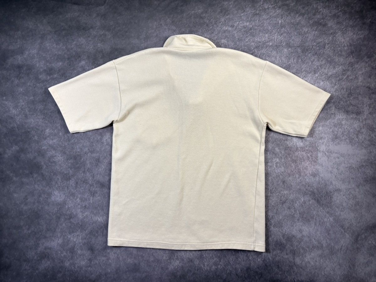 MLB × Vintage Vintage Polo Shirt 1990s MLB Inc. ShortSleeve Cream Pullover Size US M / EU 48-50 / 2 - 12 Thumbnail