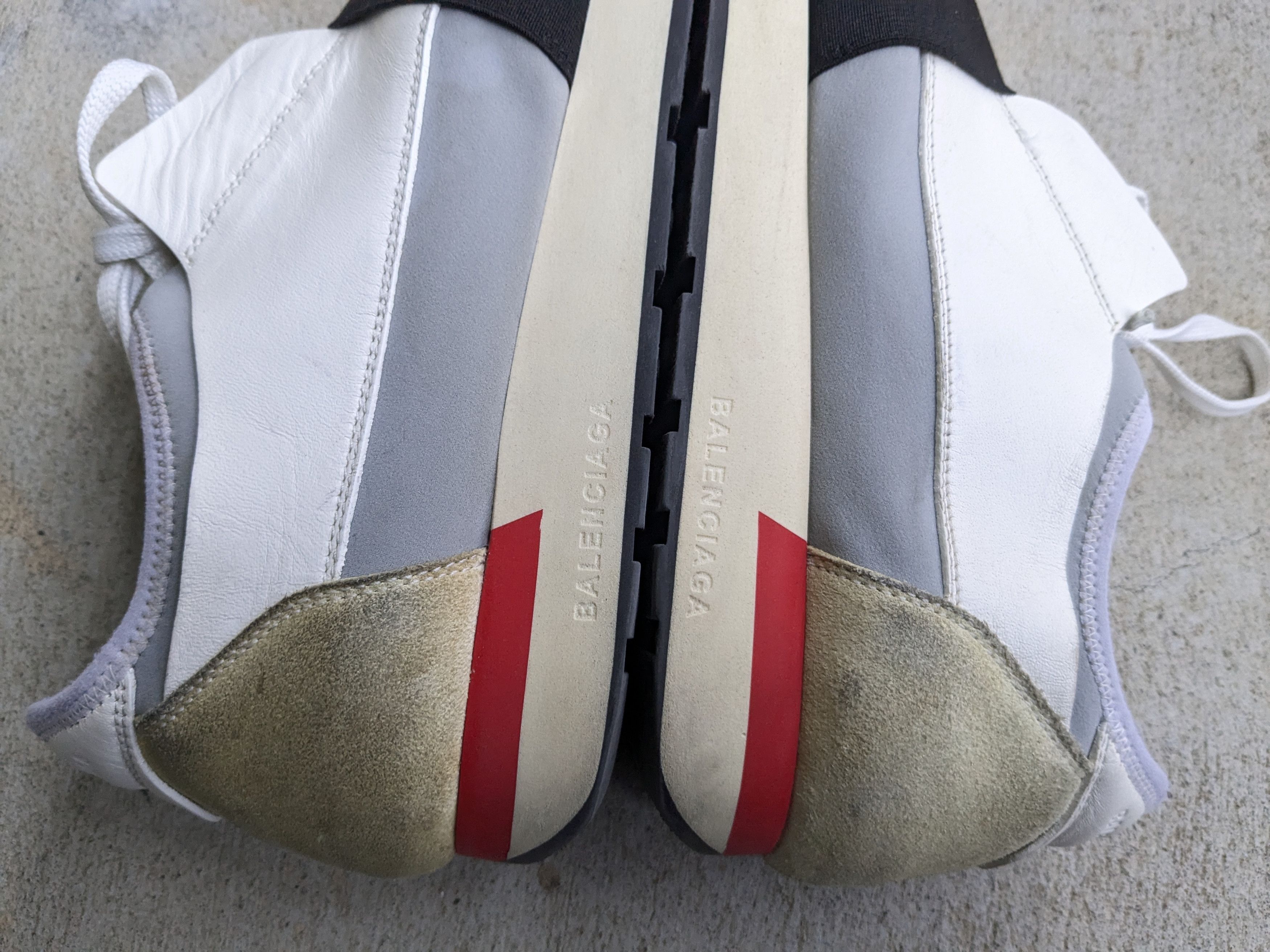 Balenciaga Balenciaga Race Runner White 12 45 Low Size US 12 / EU 45 - 8 Thumbnail