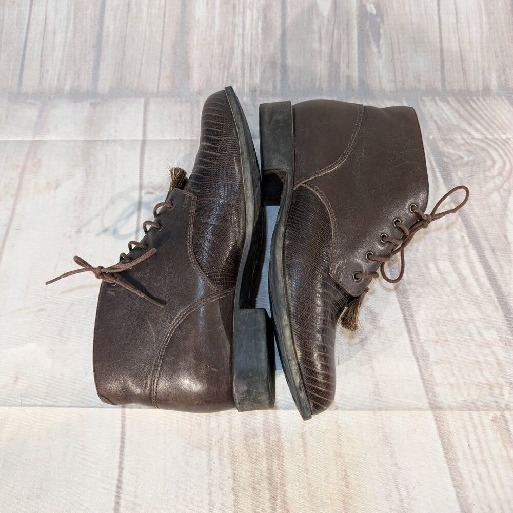 Ariat Ariat Bancroft 16023 Women's 8B Brown Leather Tassel Classi Size US 8 / IT 38 - 8 Thumbnail