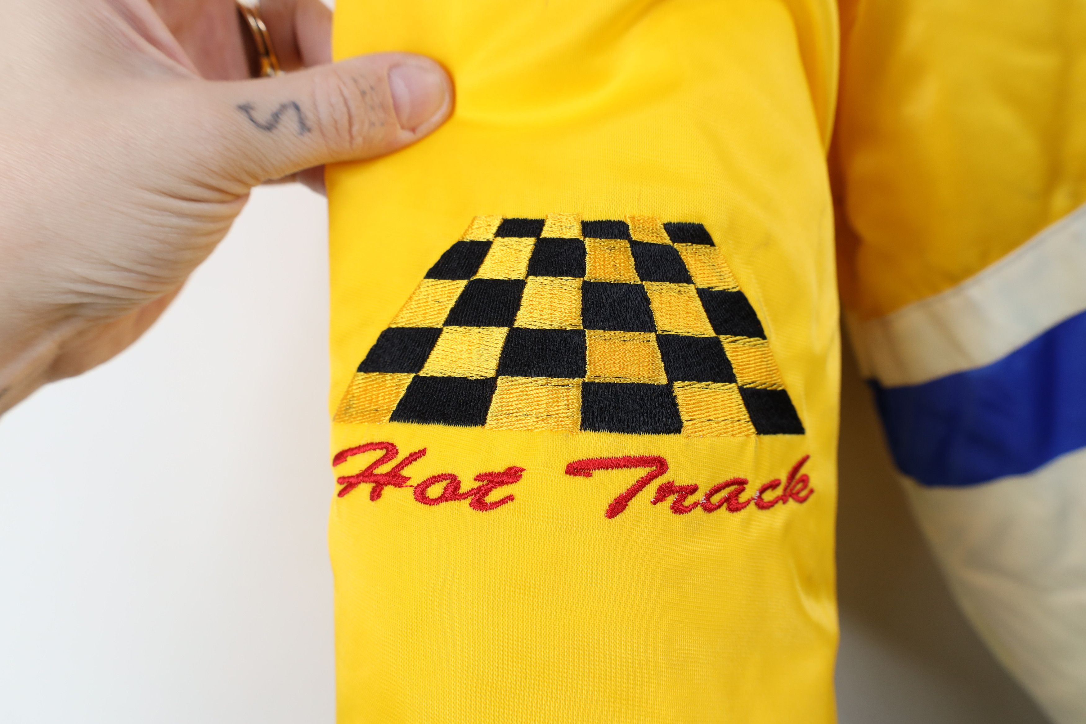 Vintage Deadstock Vintage Y2K 2000 Pit Crew Racing Puffer Jacket Size US XL / EU 56 / 4 - 7 Thumbnail